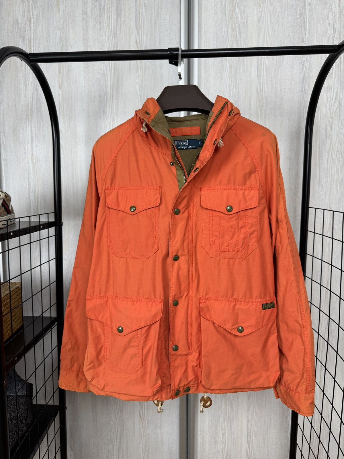 Polo Ralph Lauren Polo Ralph Lauren vintage orange dirty style talon jacket Size US S / EU 44-46 / 1 - 1 Thumbnail