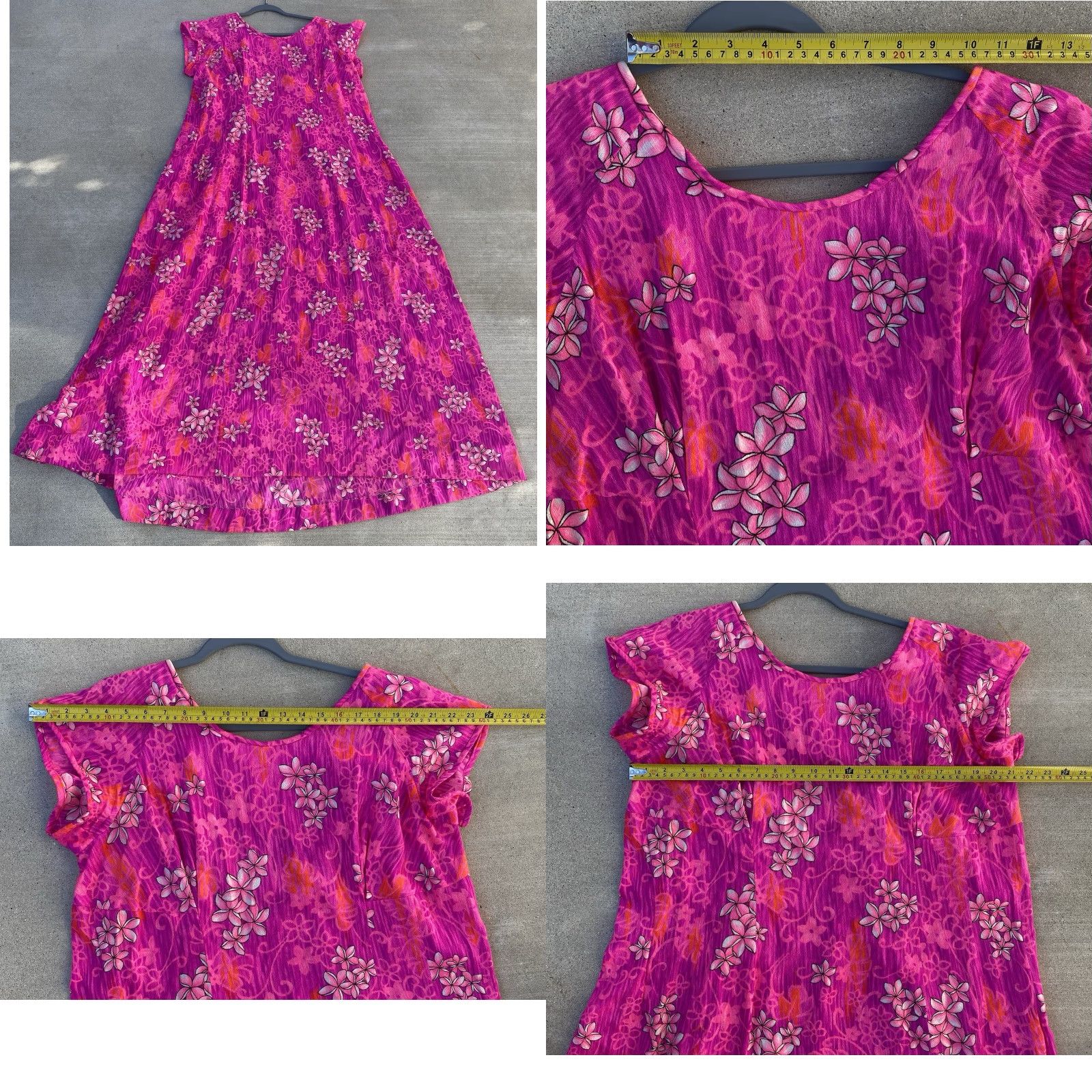 Vintage VINTAGE Paradise Hawaii Made In Honolulu Hawaiian Dress Pink Aloha Hawaii XXXL Size XXL / US 16-18 / IT 52-54 - 9 Thumbnail