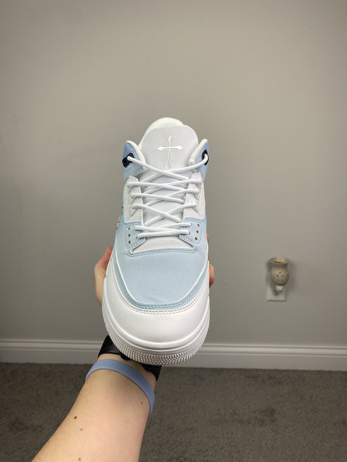 Other Kito Wares Mother Mary Blue White Ash Grey Size US 9 / EU 42 - 3 Thumbnail