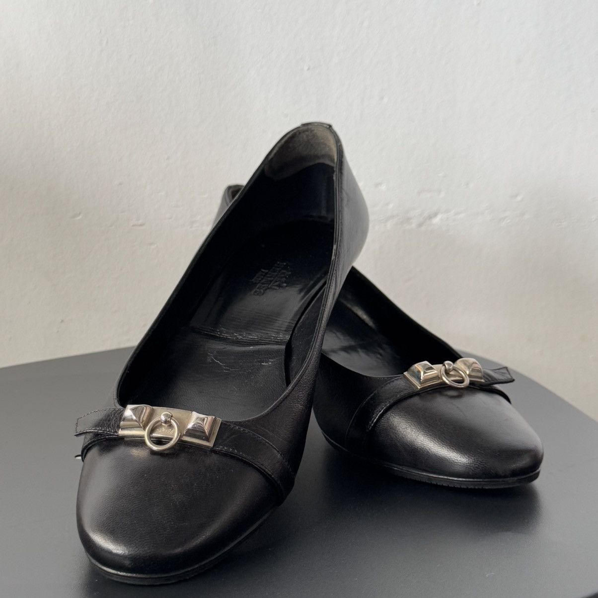 Hermes HERMES Liberty Collier de Chien leather flat Size US 6 / IT 36 - 1 Thumbnail