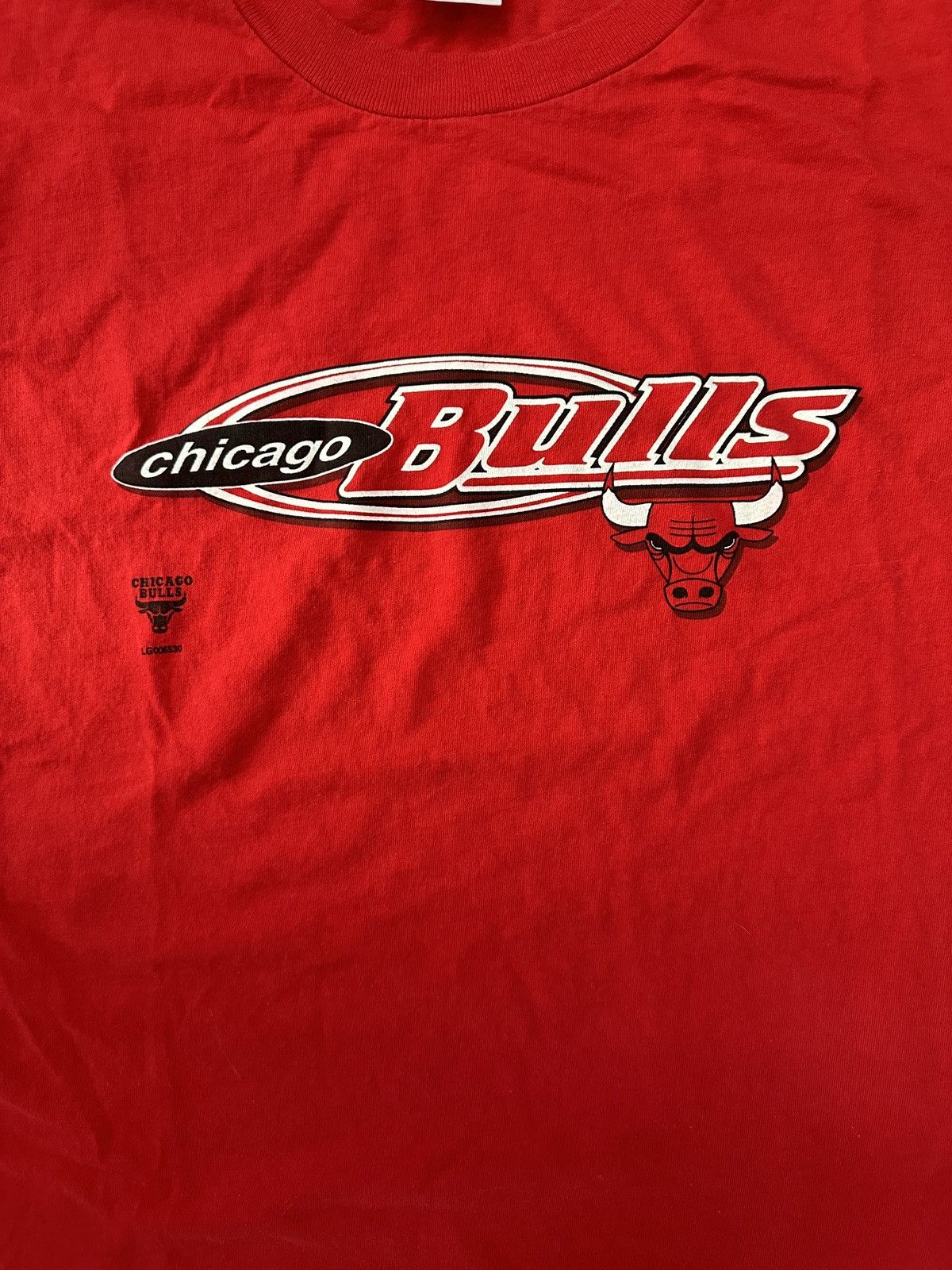 Logo Athletic Vintage 90s Chicago Bulls Baggy Michael Jordan Era NBA Tee 🏀 Size US XL / EU 56 / 4 - 2 Thumbnail