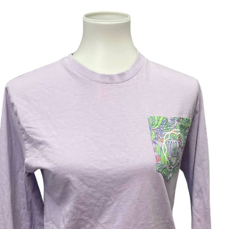 Champion Mizzou Womens Small Purple Green Long Sleeve Tee Size S / US 4 / IT 40 - 2 Thumbnail