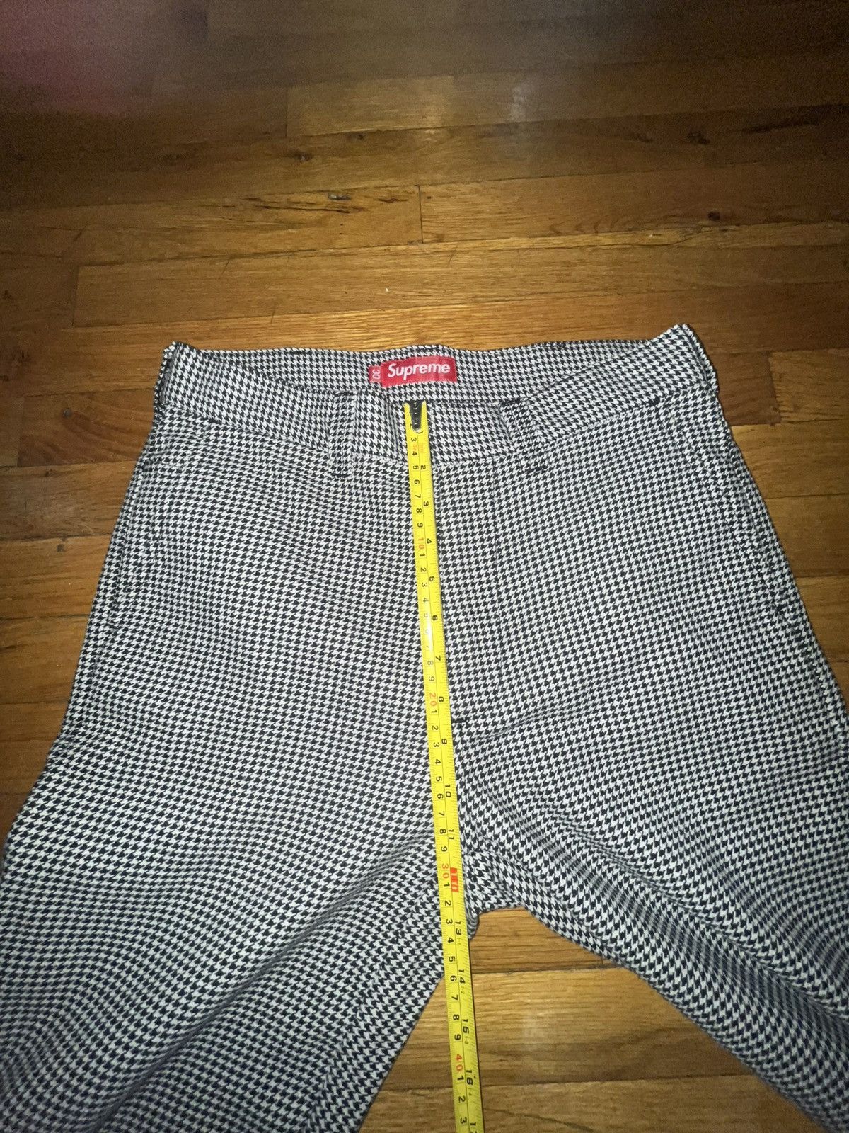新品30 Supreme Work Pant White Houndstooth Work Pant - Shop - Supreme
