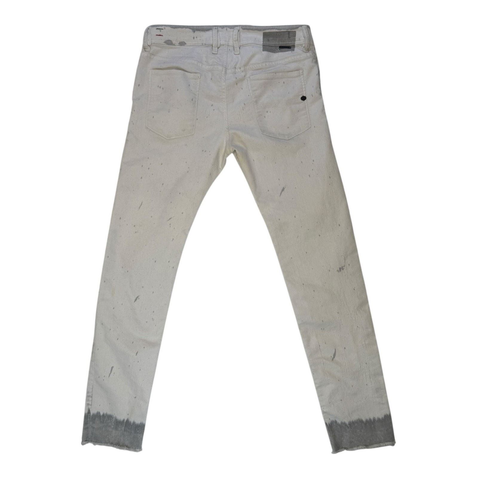 Diesel Diesel Men's Sleenker Slim Skinny Paint White Jeans Size 30 Size US 30 / EU 46 - 2 Thumbnail