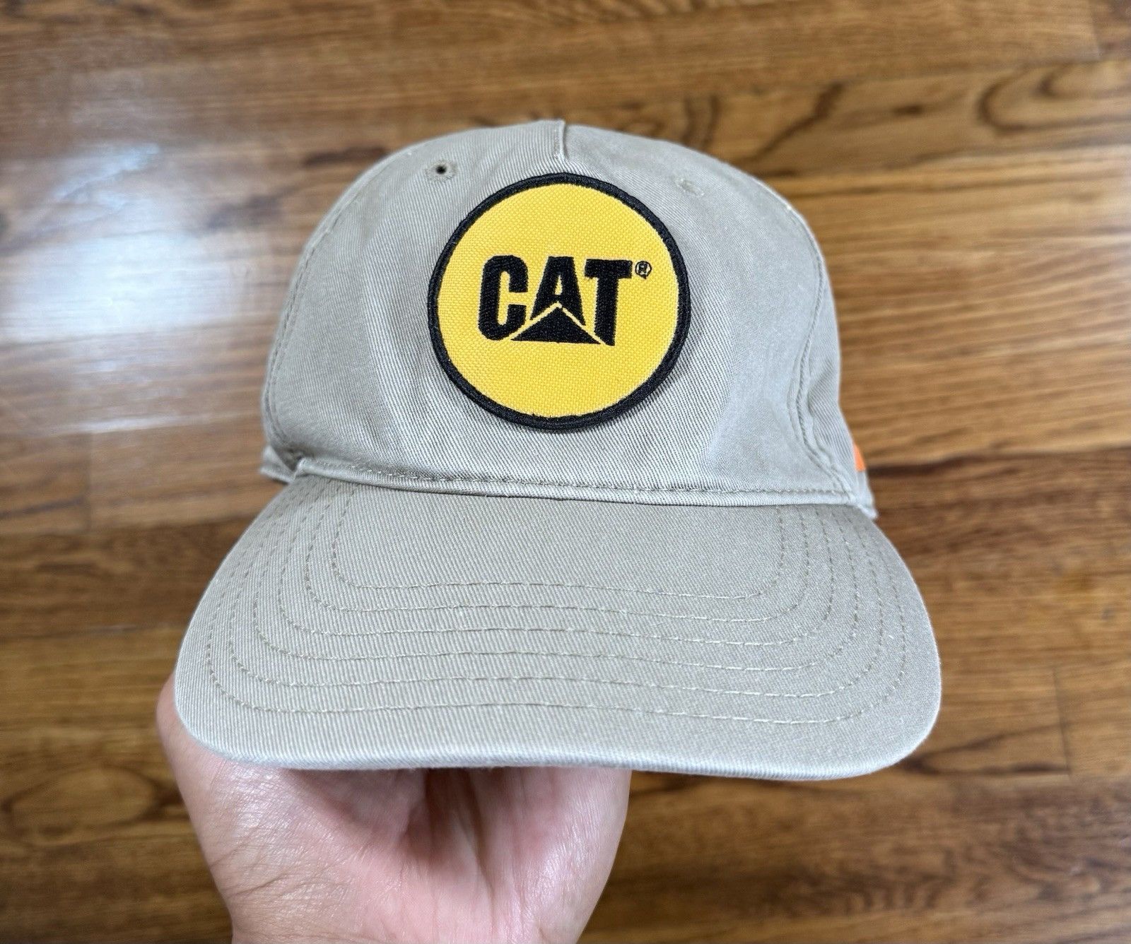 Heron Preston Heron Preston x Caterpillar Patch Baseball Cap Hat Beige Size ONE SIZE - 3 Thumbnail