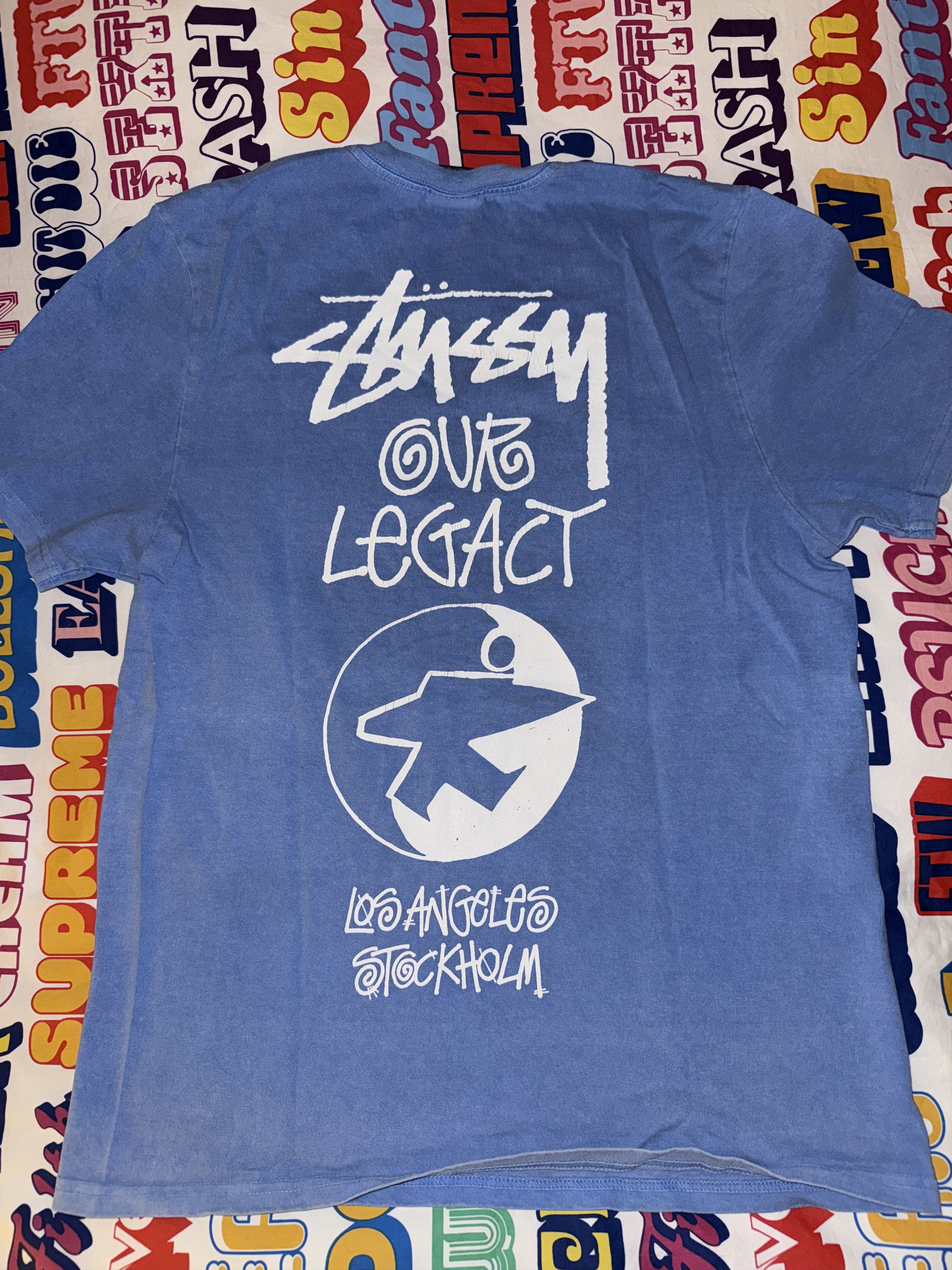 Our Legacy × Stussy Stussy x Our Legacy FW21 Surfman Shirt Pigment Dyed Blue M Size US M / EU 48-50 / 2 - 4 Thumbnail