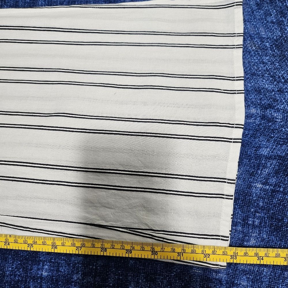 Other Reformation LPA White High Waist Wide Leg Striped Pants Ope Size 26" / US 2 / IT 38 - 9 Thumbnail