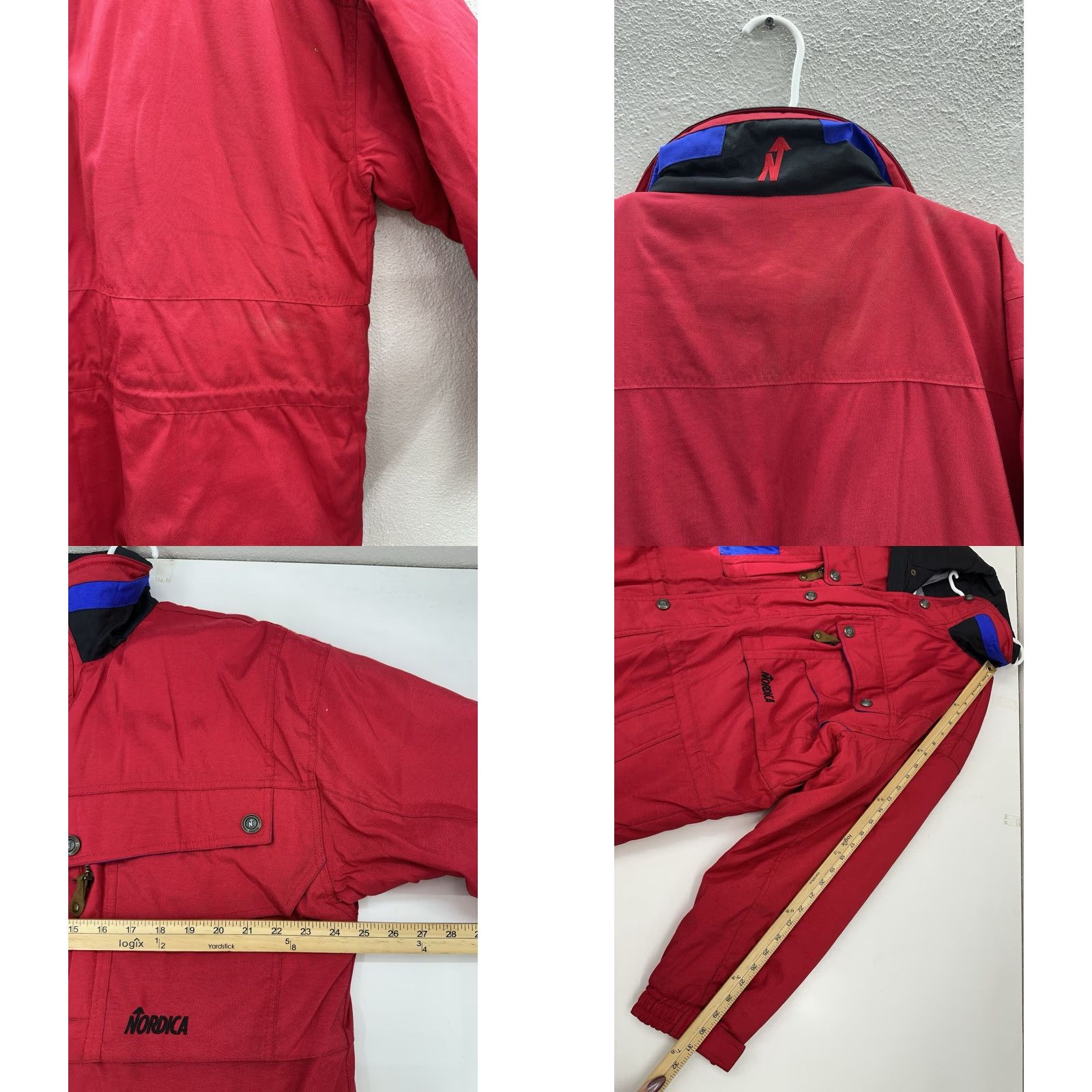 Vintage Nordica Classics Mens Jacket Size Large Red DoubleClose Insulated Ski Winter VTG Size US L / EU 52-54 / 3 - 8 Thumbnail