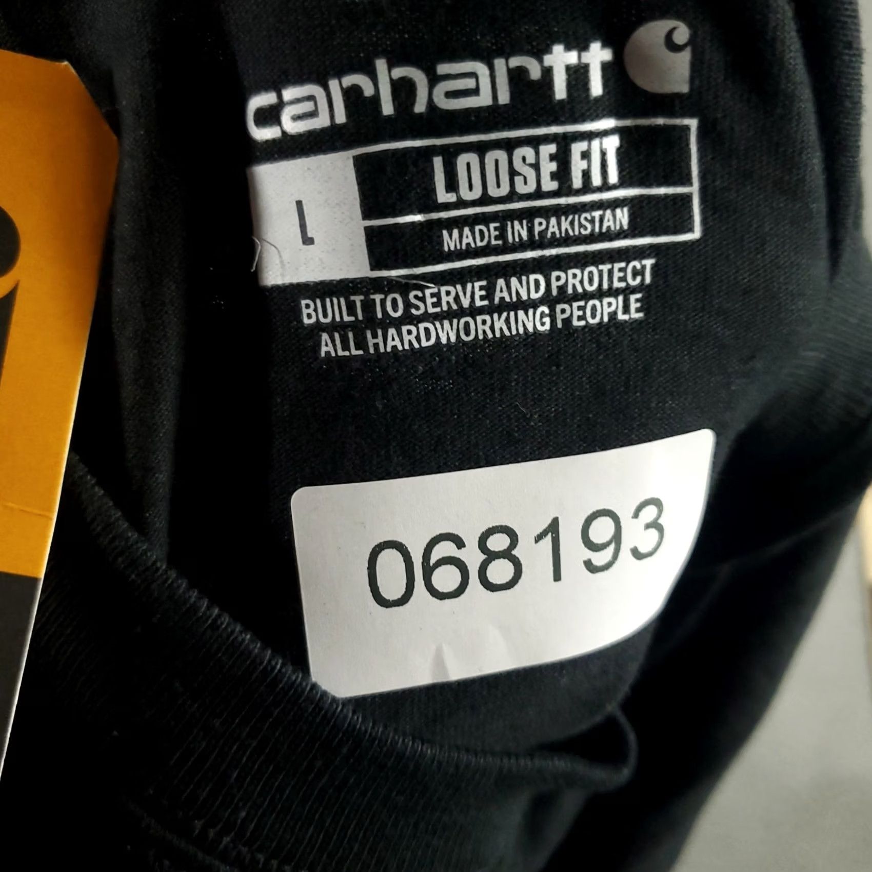 Carhartt Carhartt T Shirt Mens Large Black Pocket Loose Fit Pullover Short Sleeve Size US L / EU 52-54 / 3 - 7 Thumbnail
