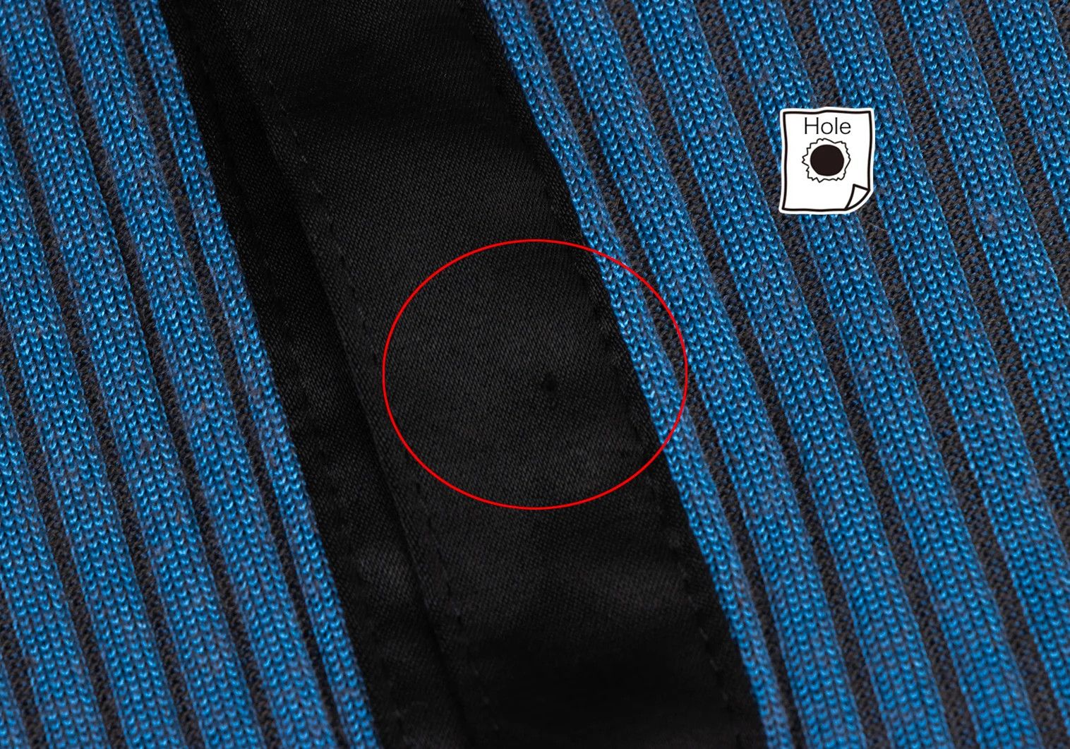 Jean Paul Gaultier Satin Color Ribbed Long Sleeve Polo Shirt in Blue Black Size US M / EU 48-50 / 2 - 3 Thumbnail