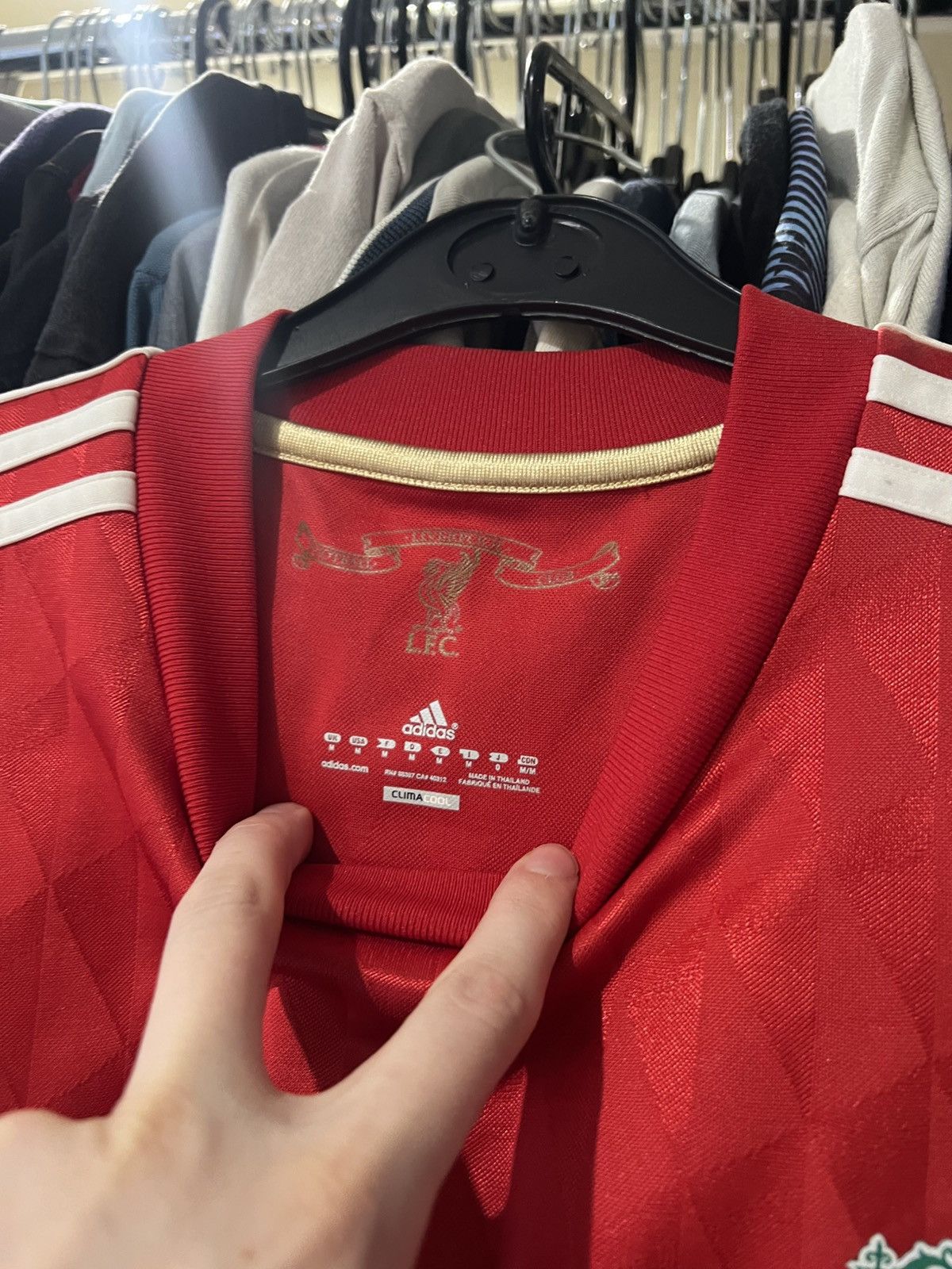 Adidas × Vintage 2010/2011 ADIDAS LIVERPOOL FC HOME FOOTBALL SHIRT SIZE M Size US M / EU 48-50 / 2 - 10 Thumbnail