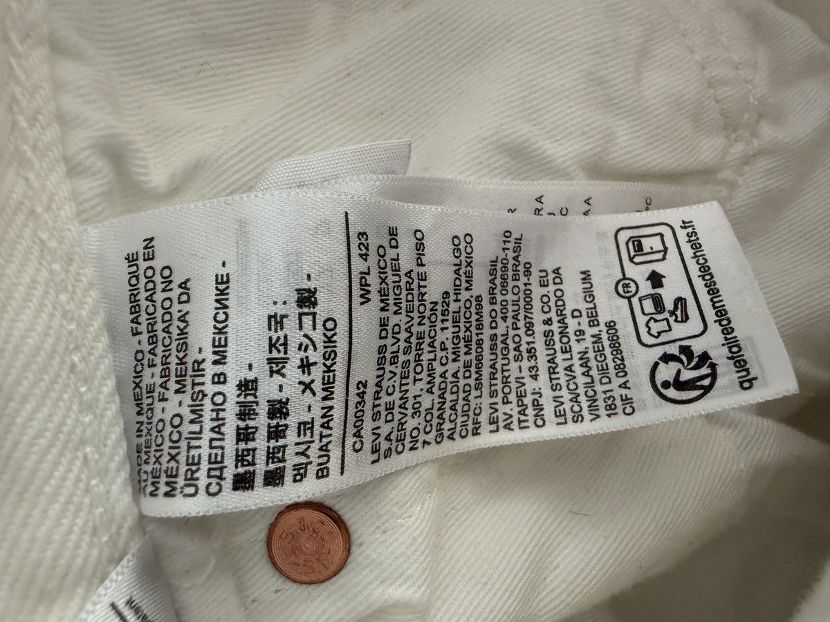 DENIM TEARS RARE DENIM TEARS WHITE DENIM JEANS Size US 32 / EU 48 - 4 Thumbnail