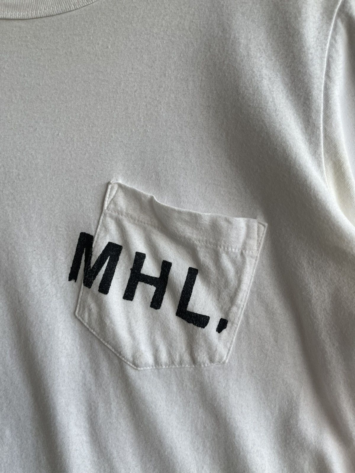 Margaret Howell Vintage’y2k🔥MARGARET HOWELL🔥Plain Pocket White Tshirt Size US M / EU 48-50 / 2 - 3 Thumbnail