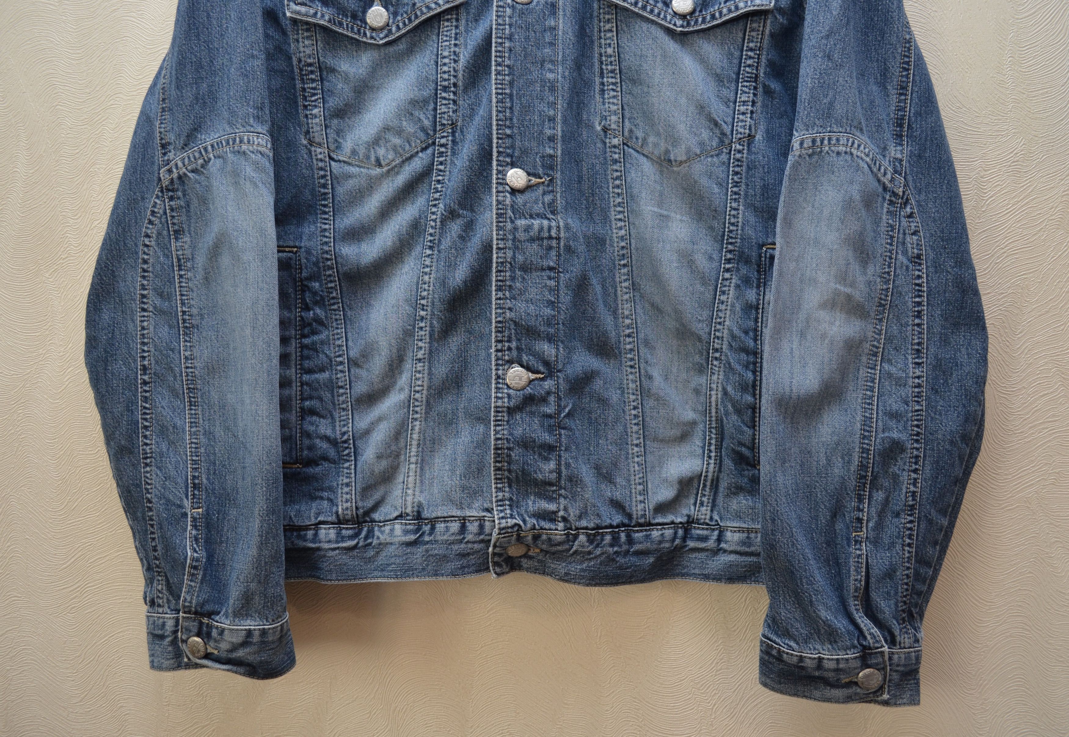 Diesel × Vintage Diesel Denim Blue Vintage Jacket Size L RARE 90s y2k Size US L / EU 52-54 / 3 - 4 Thumbnail