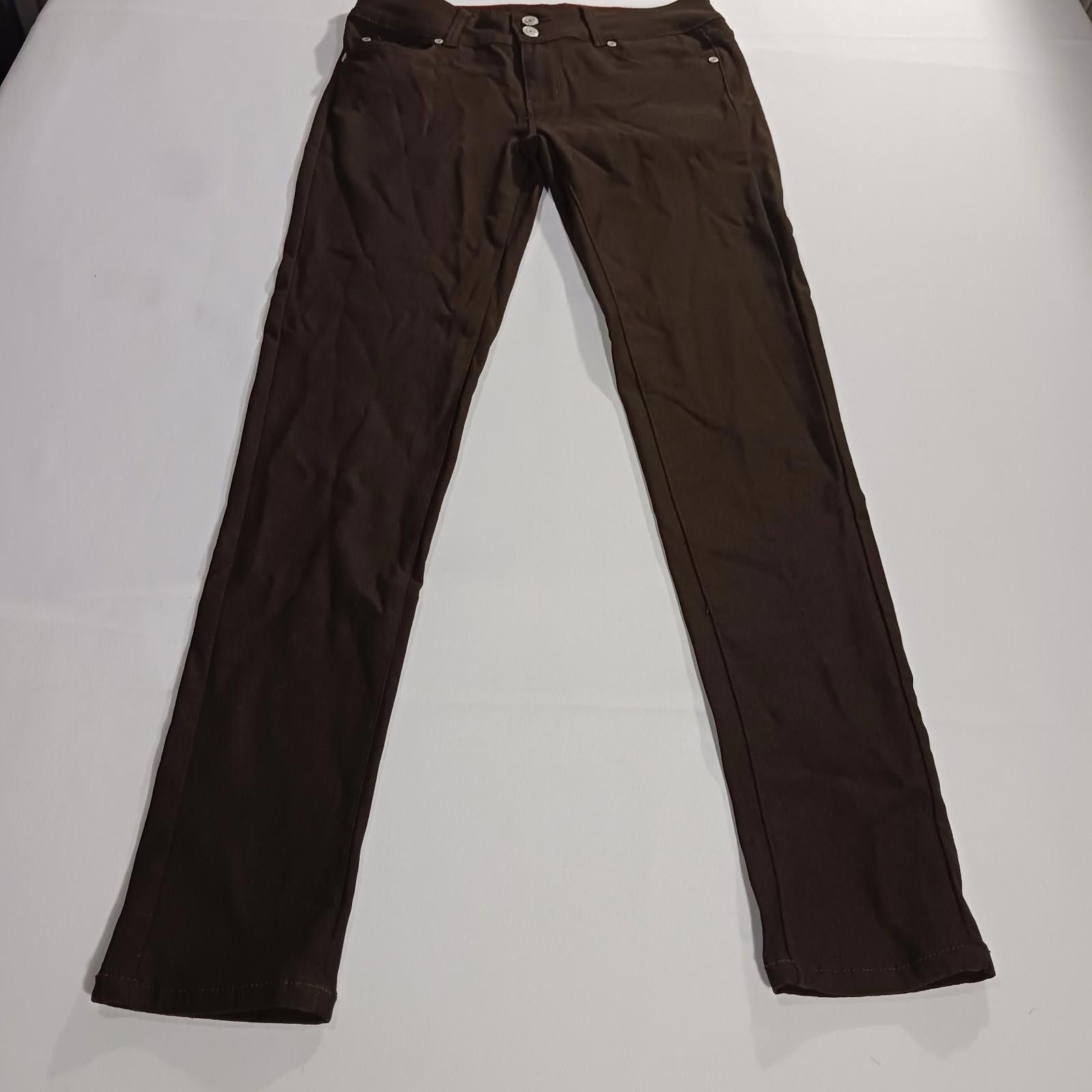 Other GoGo Star Mid-Rise Women's Brown Stretch Skinny Jeans Size L Size 36" / US 14 / IT 50 - 12 Thumbnail