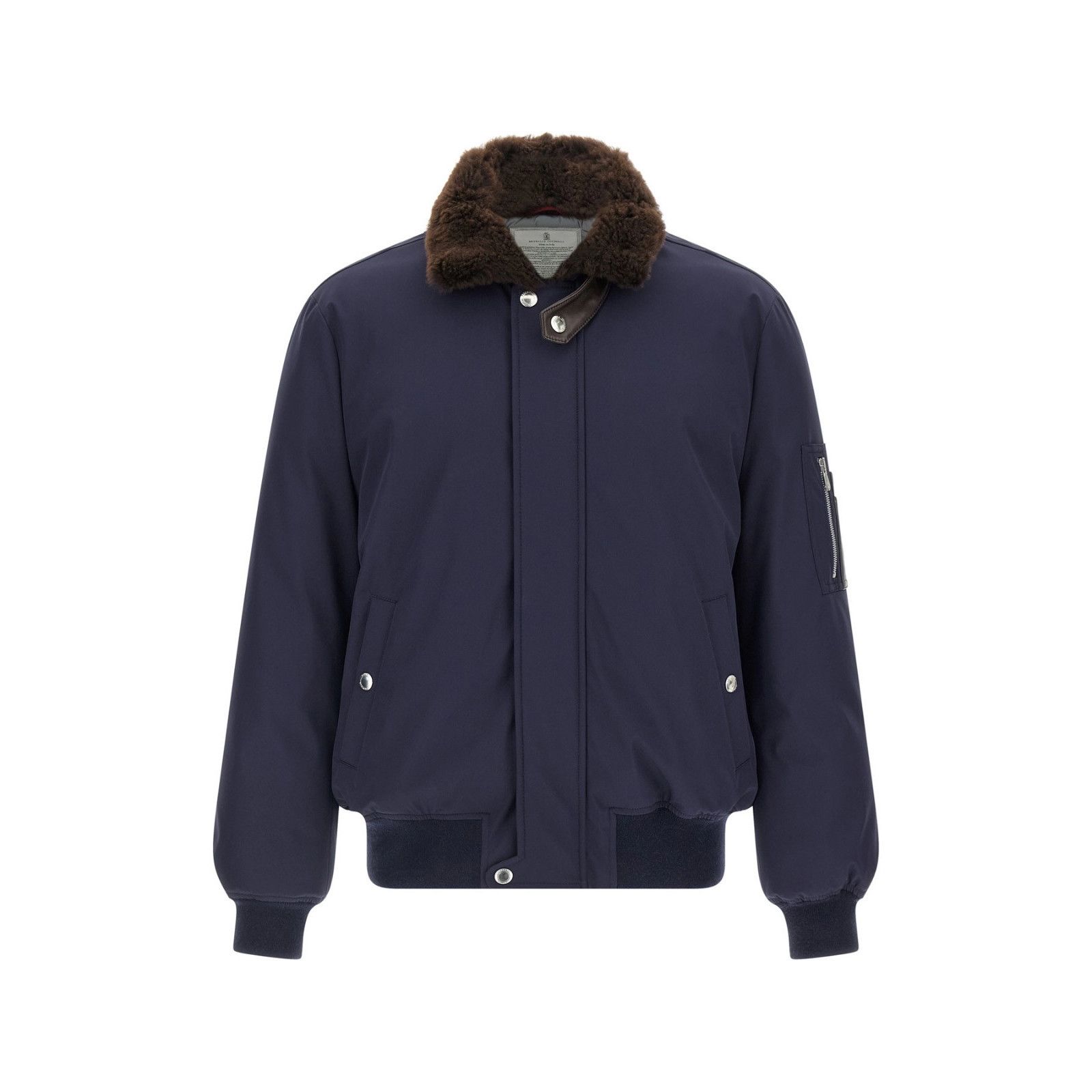 Brunello Cucinelli BRUNELLO CUCINELLI $6350 Indigo Nylon Down Jacket New & Aut Size US L / EU 52-54 / 3 - 1 Thumbnail
