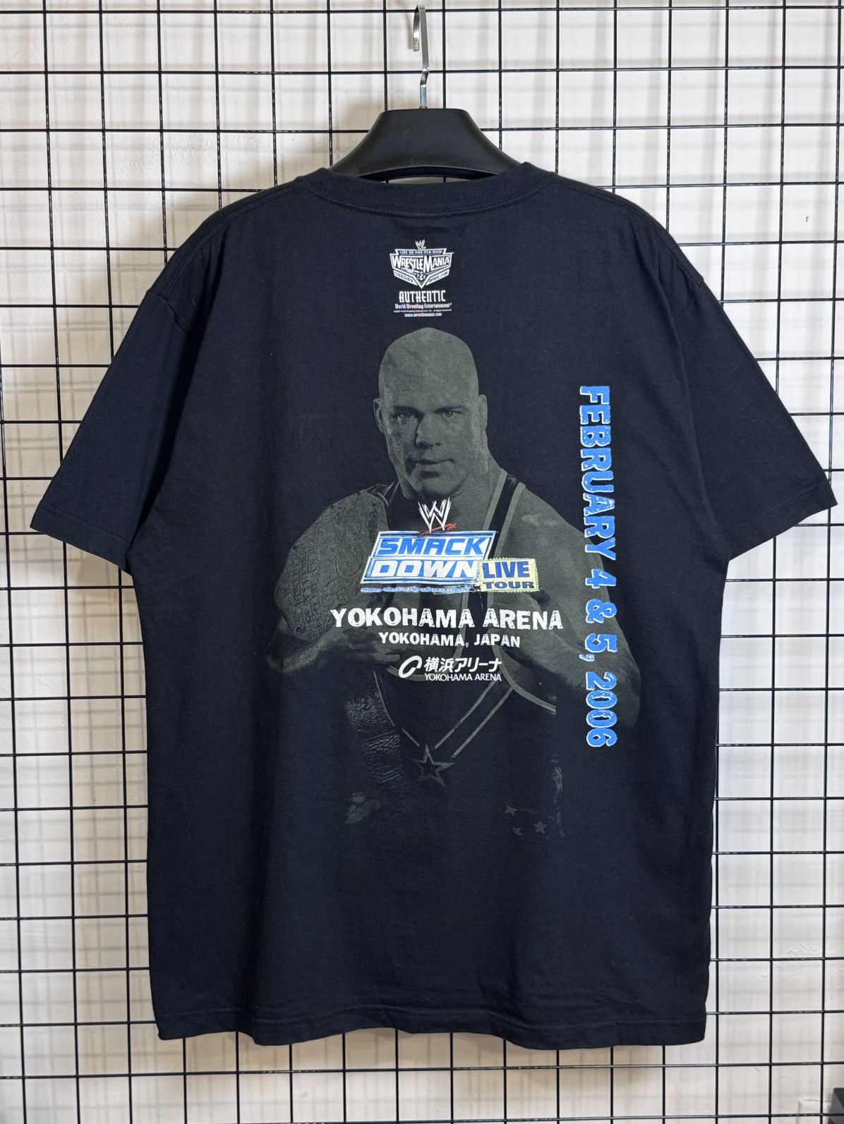 WWE vintage WWE SmackDown Kurt Angle, Randy Orton, Rey Mysterio, Size US XL / EU 56 / 4 - 3 Thumbnail