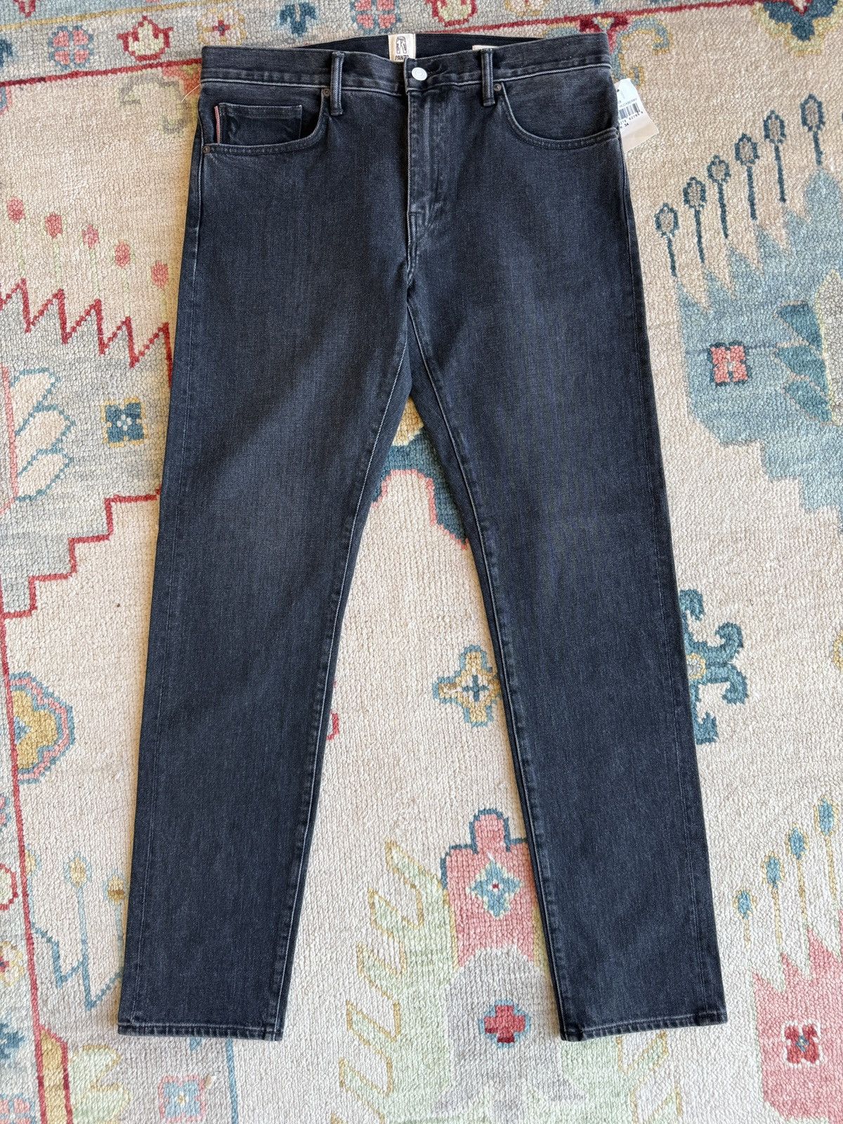 34x32 Pen Slim 14oz Black Selvedge Denim (Haroshi Kato)
