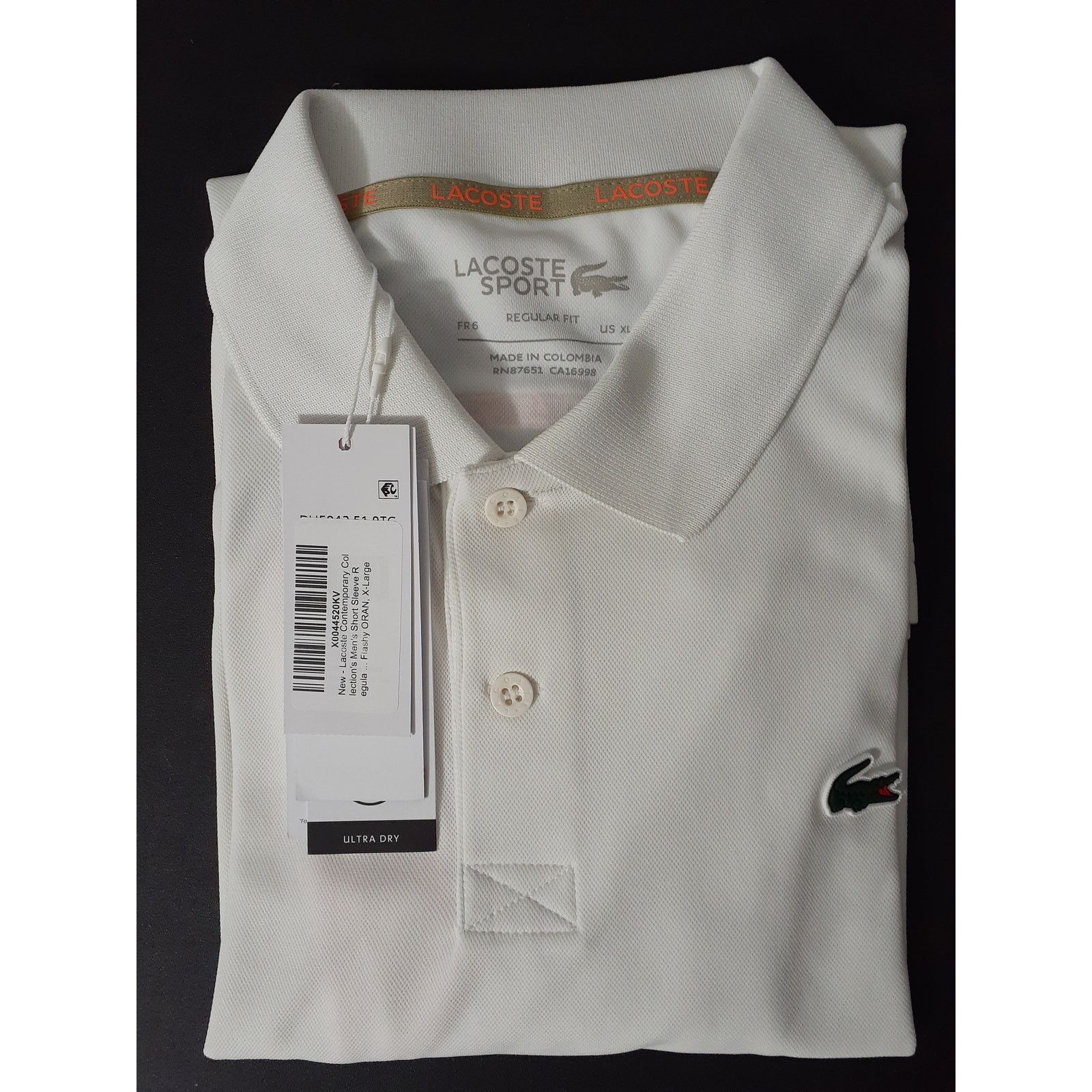 Lacoste Lacoste Men's Short Sleeve Regular Fit Polo Colorblocking XL Size US XL / EU 56 / 4 - 2 Thumbnail