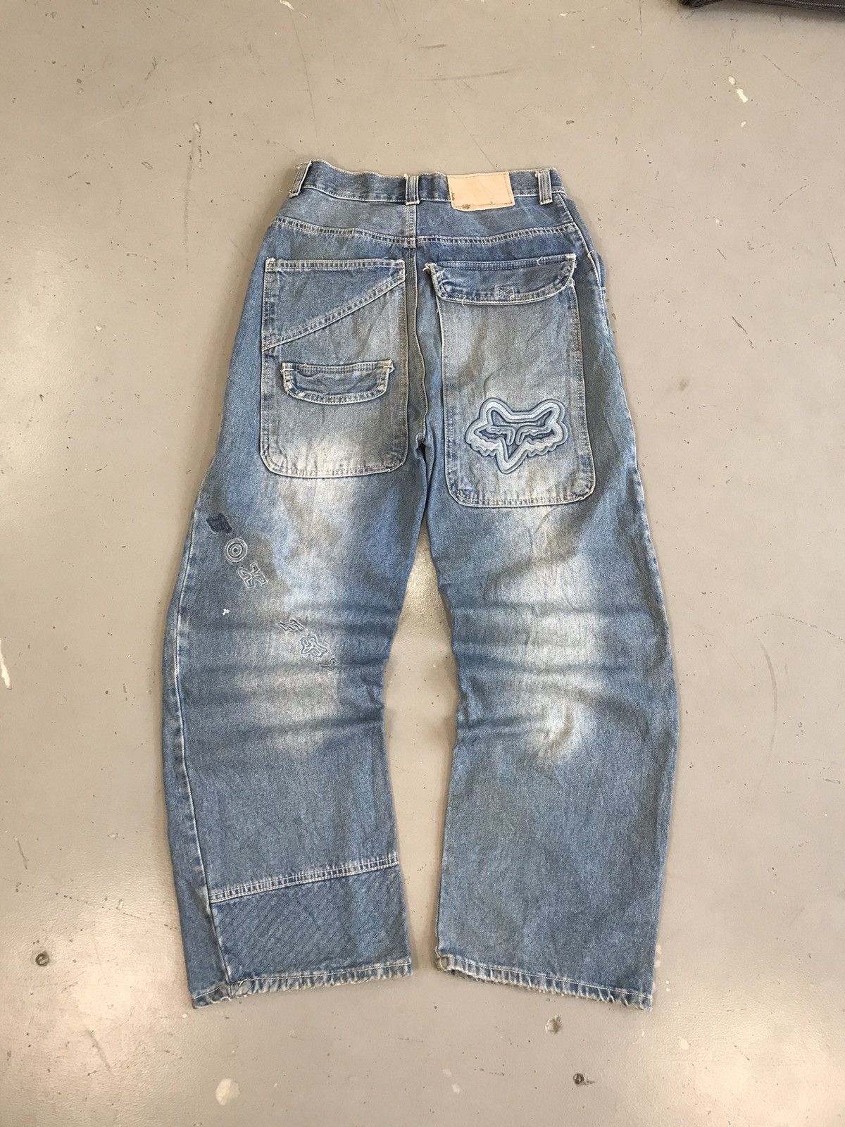 Fox Racing × Vintage Vintage Y2K fox Racing big pocket denim Size US 30 / EU 46 - 1 Thumbnail