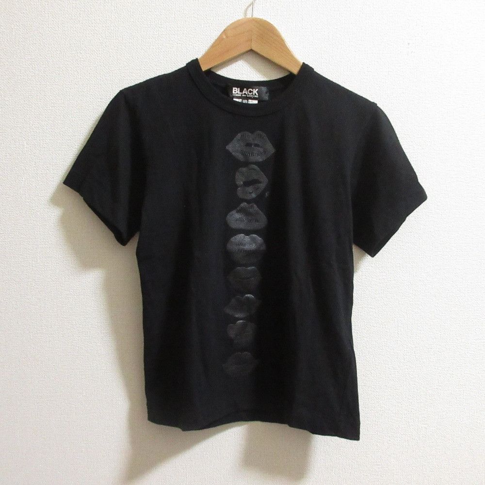 Other Other BLACK COMME des GARCONS Lip Print Cotton T-shirt Cotton T-Shirts DUTY FREE for USA Size ONE SIZE - 1 Thumbnail