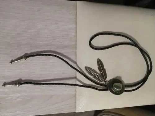 Other Vintage Cowboy Jazz Hat Pendant Bolo Tie Size ONE SIZE - 4 Thumbnail