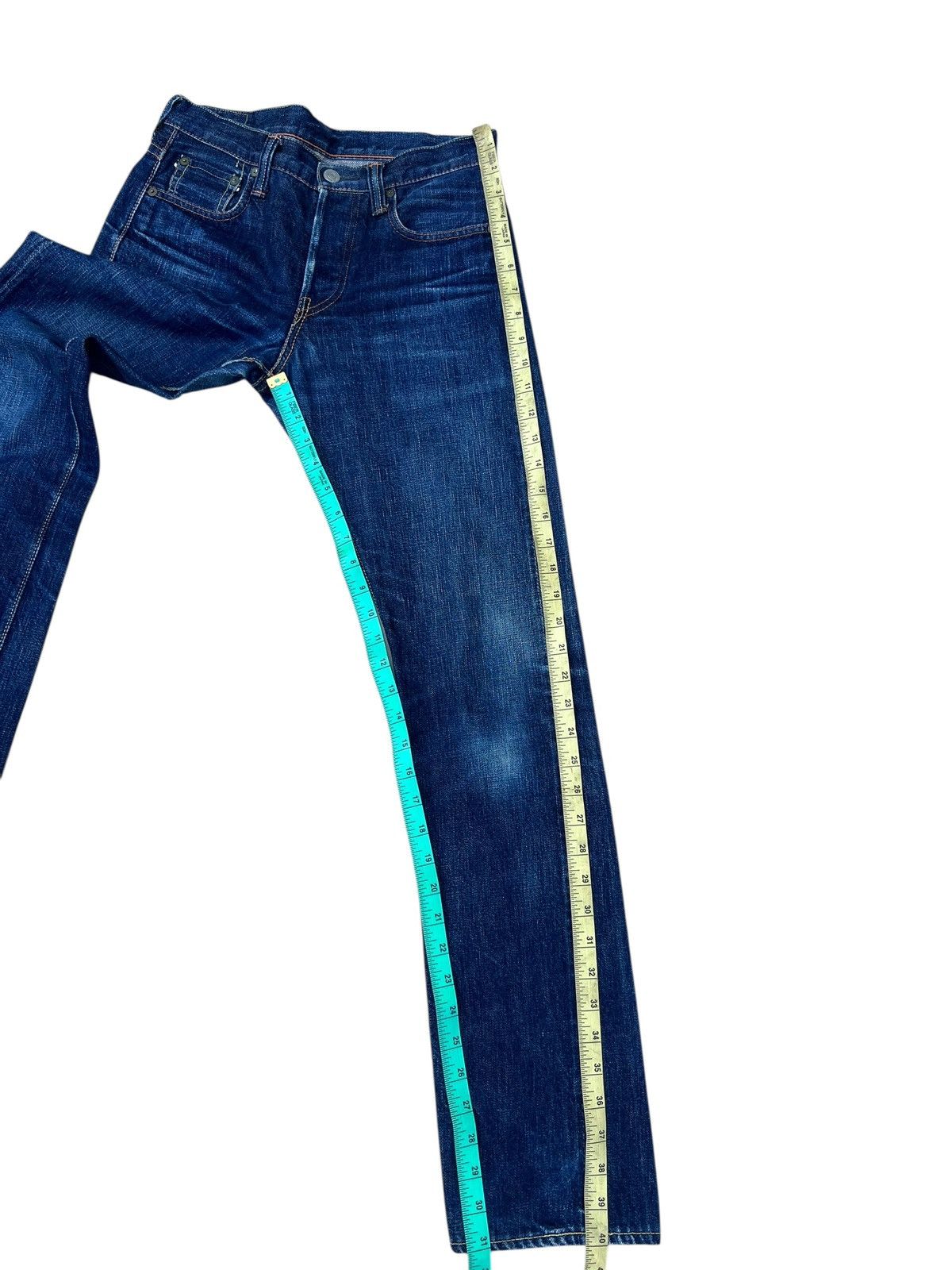 Full Count & Co. Vintage Full Count Japan Hidden Rivets Denim Selvedge Jeans Size US 27 - 6 Thumbnail