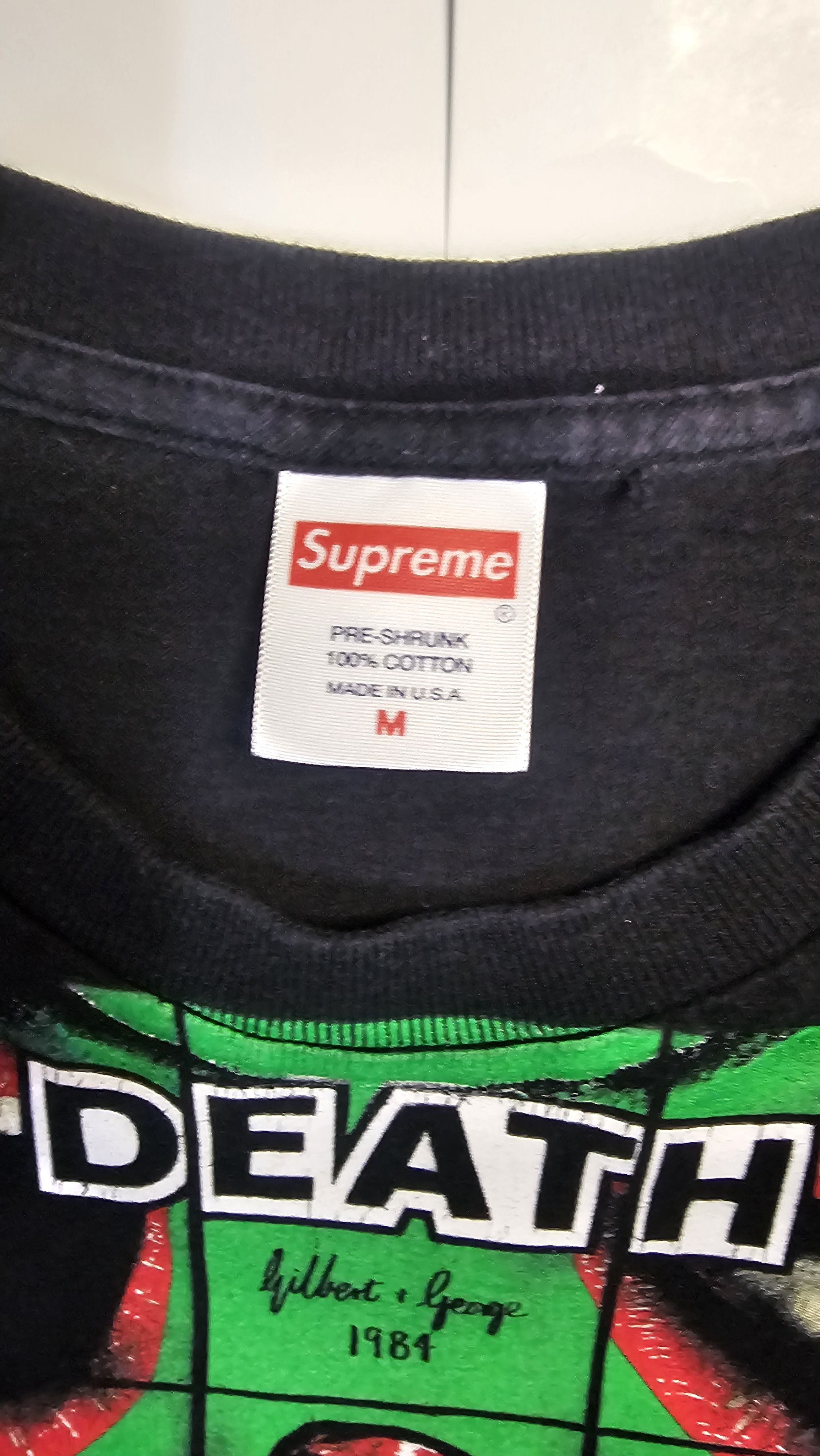 Supreme Supreme "Gilbert & George SS19 DEATH" Size US M / EU 48-50 / 2 - 2 Thumbnail