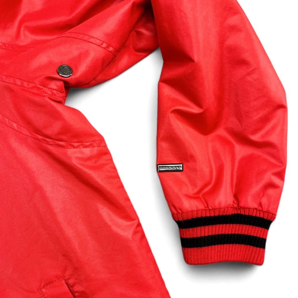 Sean John Sean John Jacket Adult 2XL Red Satin Track Bomber Striped Trim Logo Embroidered 90s Hip Hop Vintage: No Size US XXL / EU 58 / 5 - 5 Thumbnail