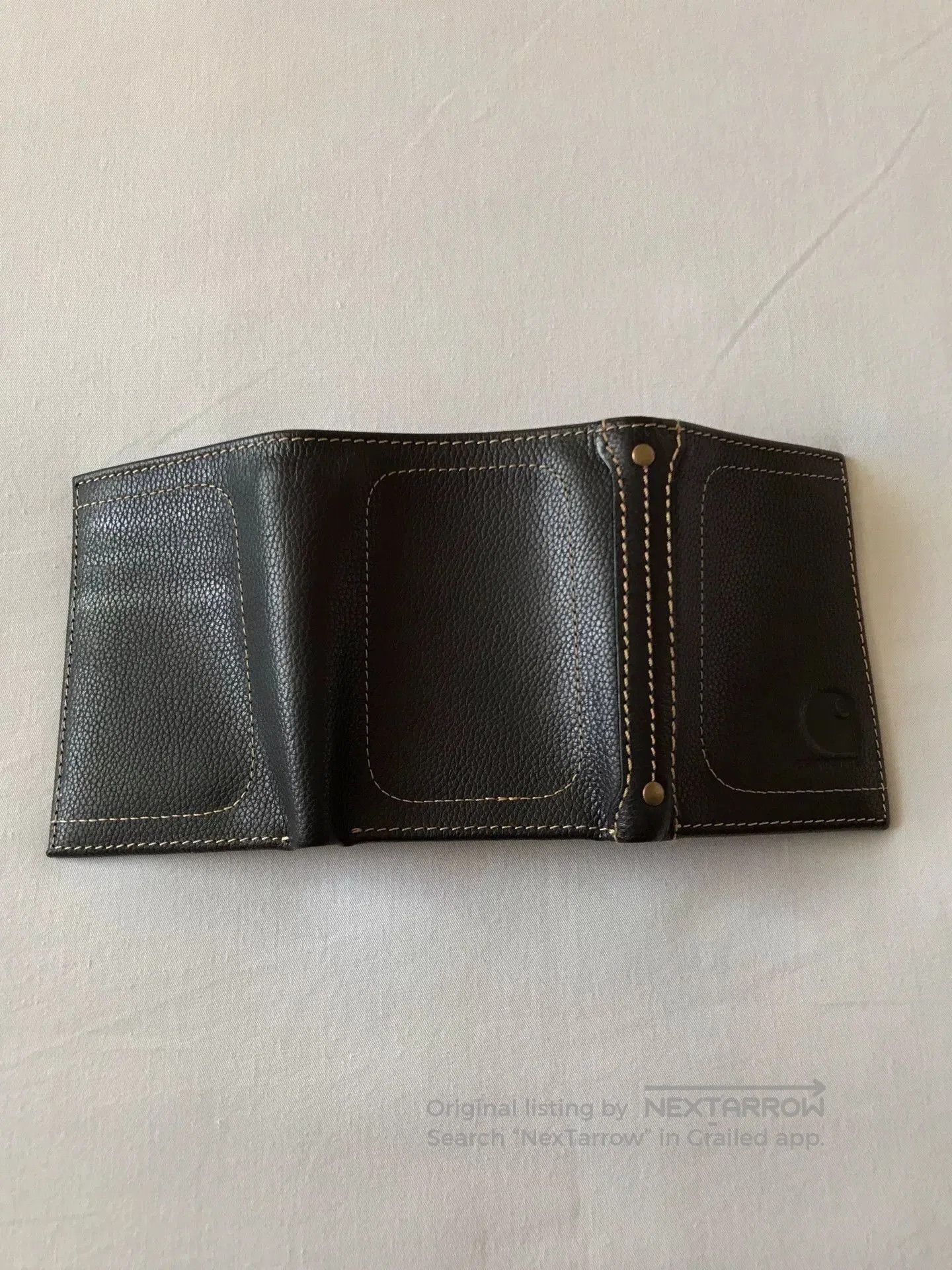 Carhartt Carhartt Main Line Black Lychee Leather Wallet. Size ONE SIZE - 2 Thumbnail