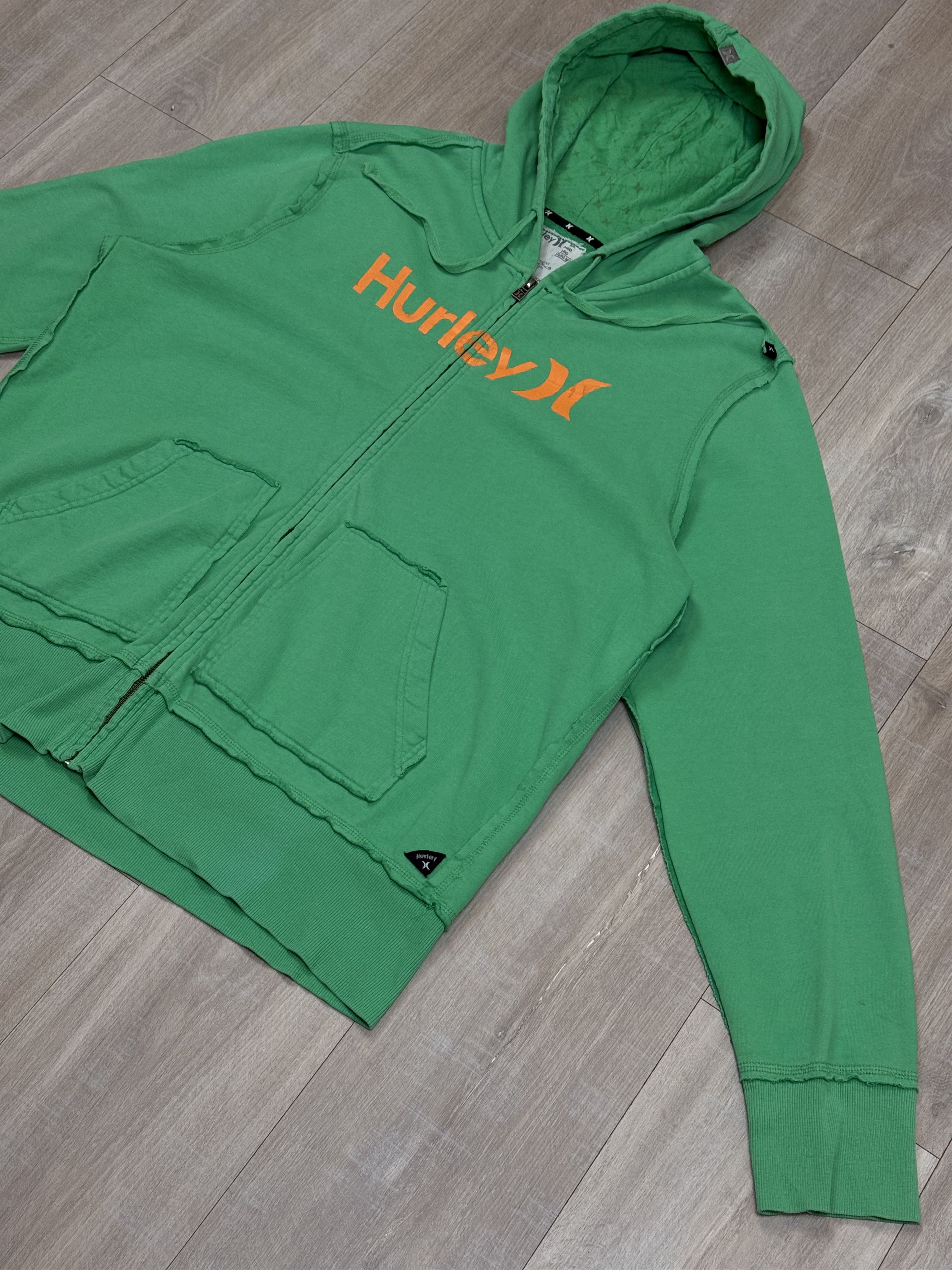 Hurley Hurley Full Zip Hoodie Green Size XL Size US XL / EU 56 / 4 - 3 Thumbnail