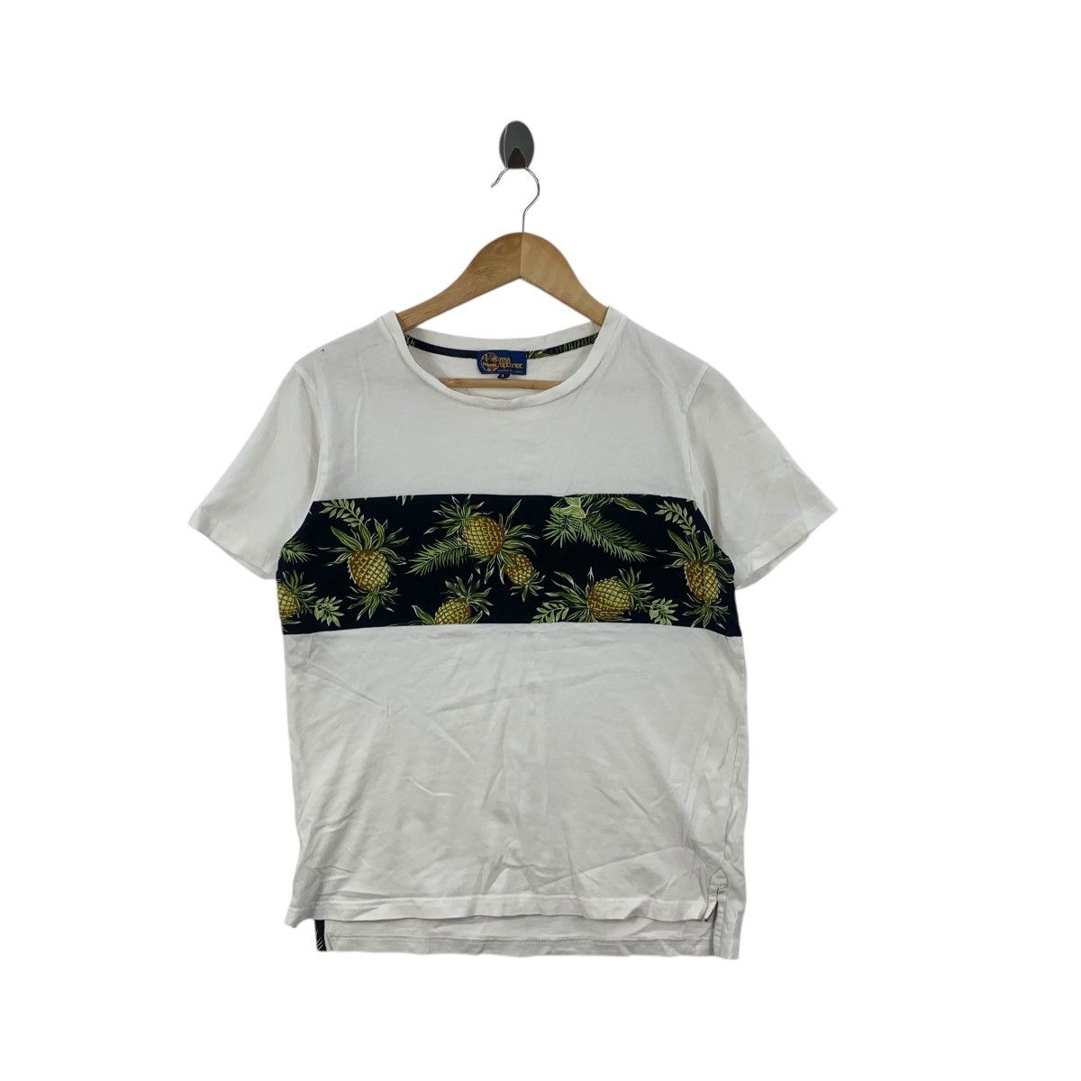 Reyn Spooner REYN SPOONER HAWAII Pineapple Over Print Tee Shirt Top Beach Size L / US 10 / IT 46 - 3 Thumbnail
