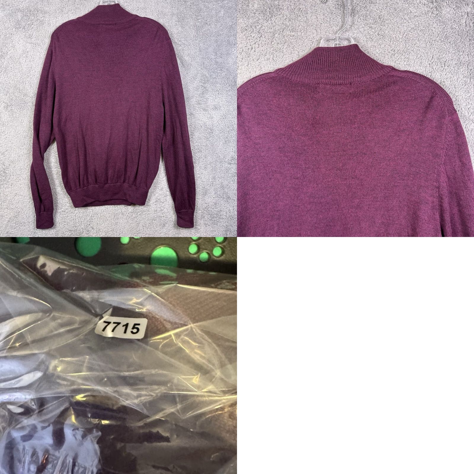 Brooks Brothers Brooks Brothers Sweater Mens M 1/4 Zip Knit Wool Mock Neck Puller Pullover Winter Knit Solid 1/4 Zip 1/4 Zip Size US M / EU 48-50 / 2 - 8 Thumbnail