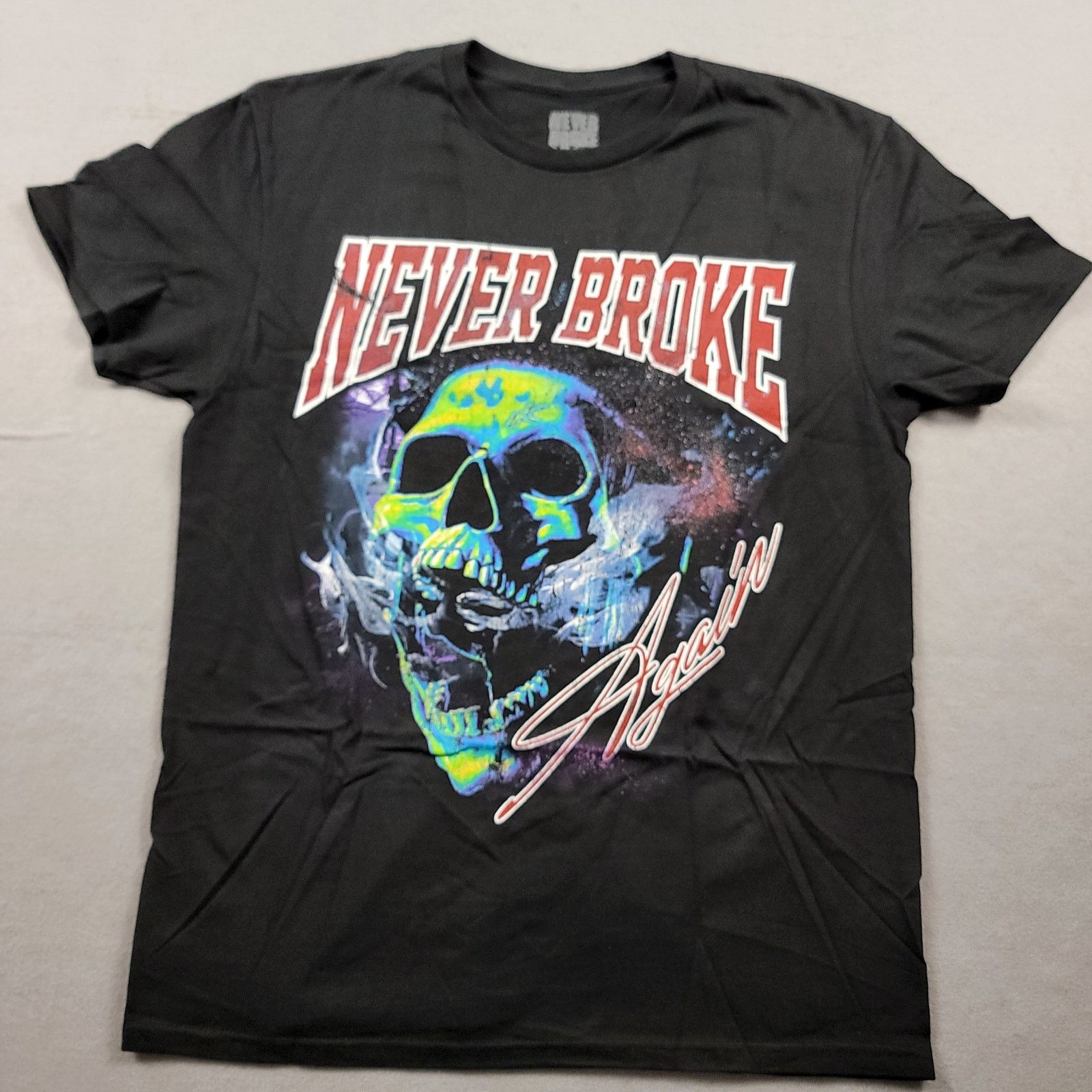NBA Young Boy Never Broke Again Smoking Skull Tee Black Sz XL Size US XL / EU 56 / 4 - 1 Thumbnail