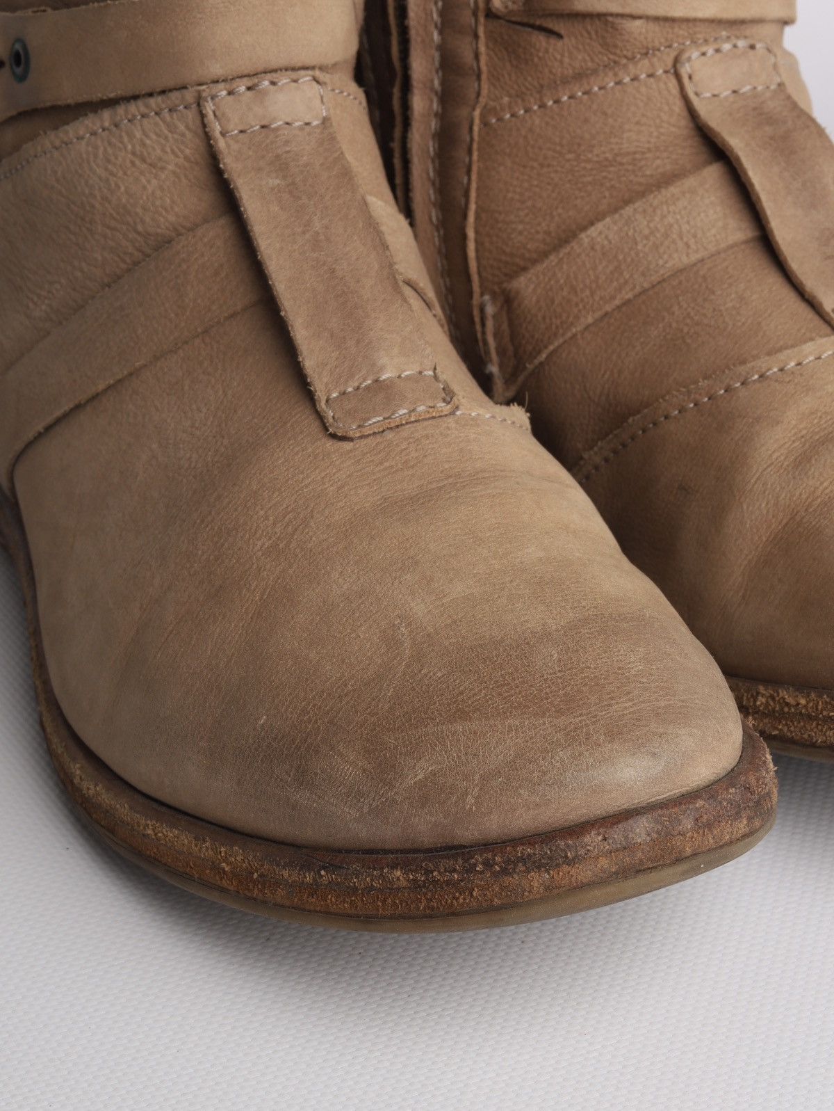 A.S.98 A.S.98 AS98 Airstep Leather Beige High Boots Shoes Size US 11 / IT 41 - 10 Thumbnail