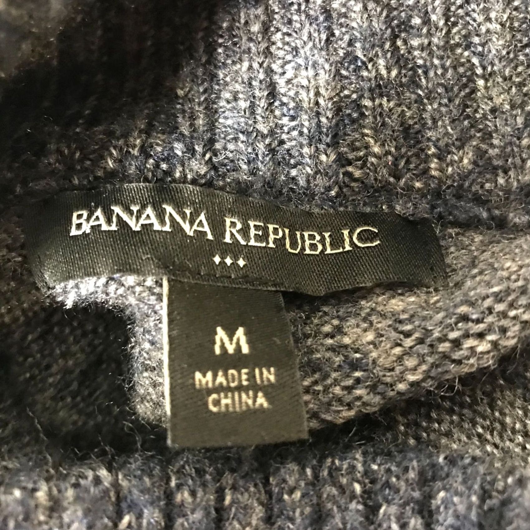 Banana Republic Banana Republic Mens Medium Gray Long Sleeve Pullover Size US M / EU 48-50 / 2 - 5 Thumbnail