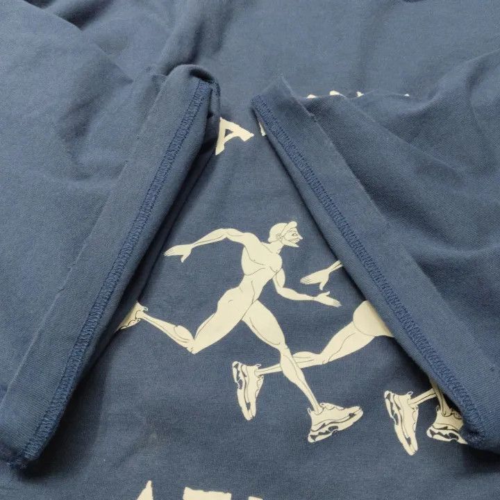 Balenciaga Balenciaga Balenciaga SS21 Marathon Logo Print TShirt -250 Size US XS / EU 42 / 0 - 9 Thumbnail