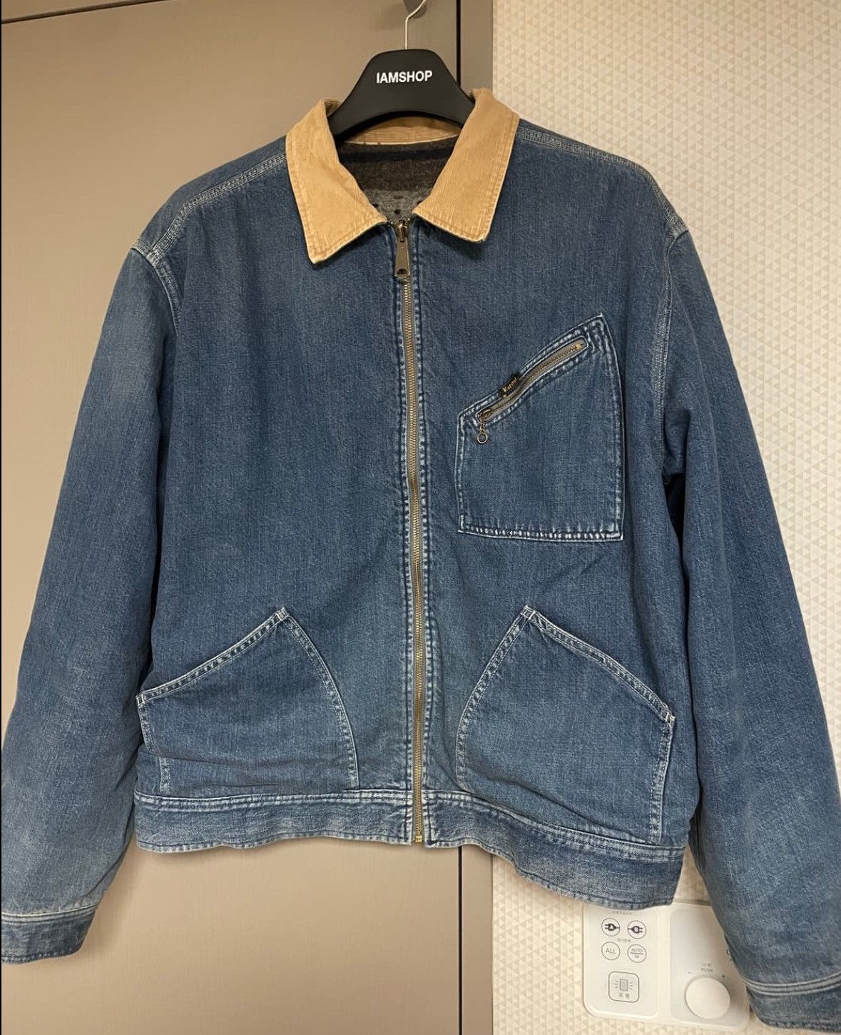 Kapital Kapital Denim Bone Lining Reversible Work Jacket Size US XL / EU 56 / 4 - 5 Thumbnail