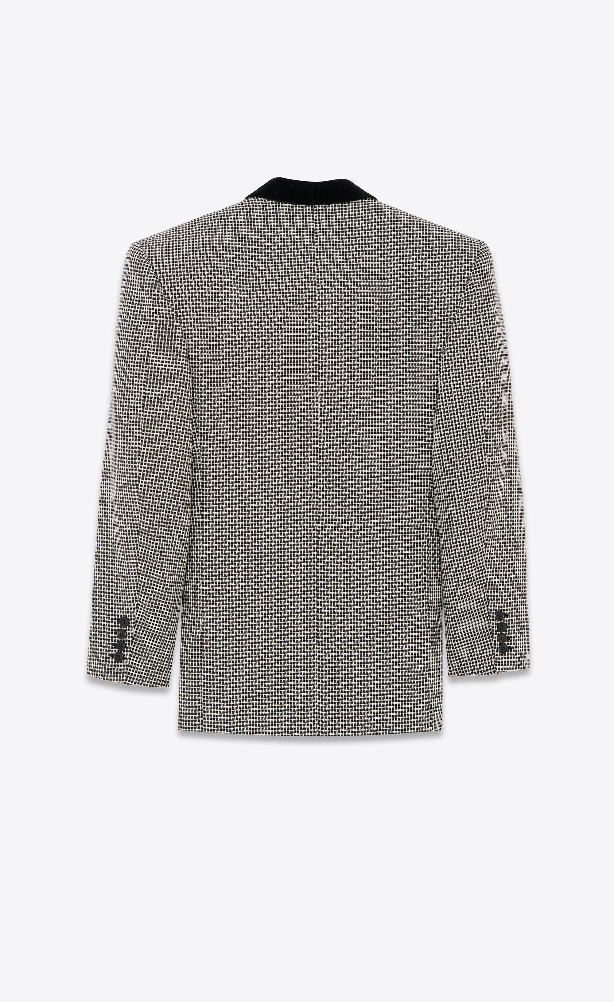 Saint Laurent Paris o1bcso1str1224 Oversized Chesterfield Jacket in Grey Size S / US 4 / IT 40 - 3 Thumbnail