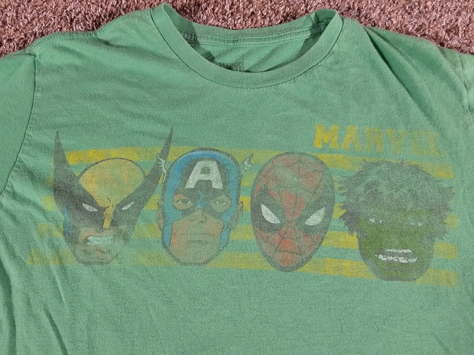 Marvel Comics Marvel Comics Characters Tshirt Green L Hulk Wolverine Size US L / EU 52-54 / 3 - 2 Thumbnail