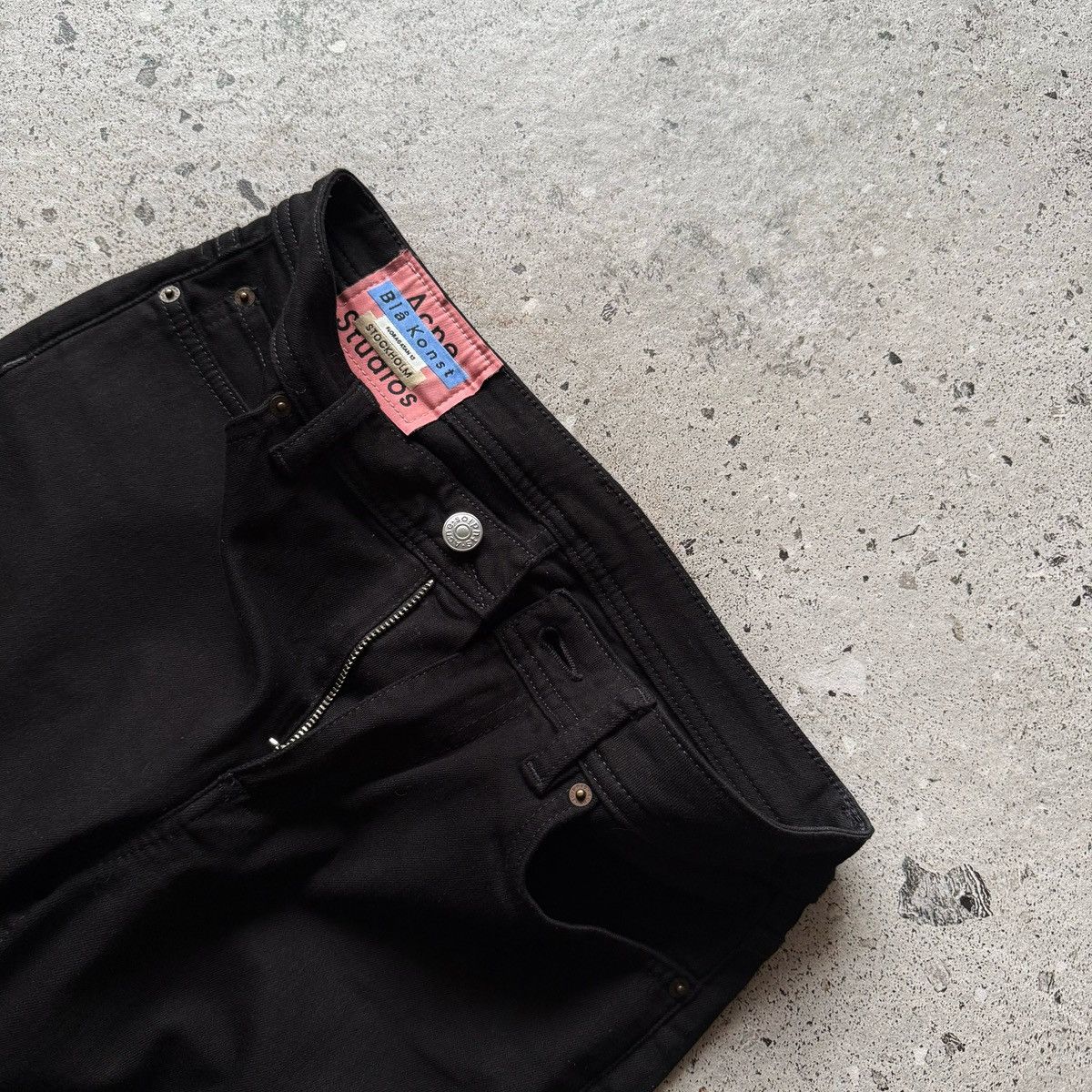 Acne Studios Acne Studios Bla Konst Womens Black Skinny Fit Denim Jeans Size 30" / US 8 / IT 44 - 3 Thumbnail