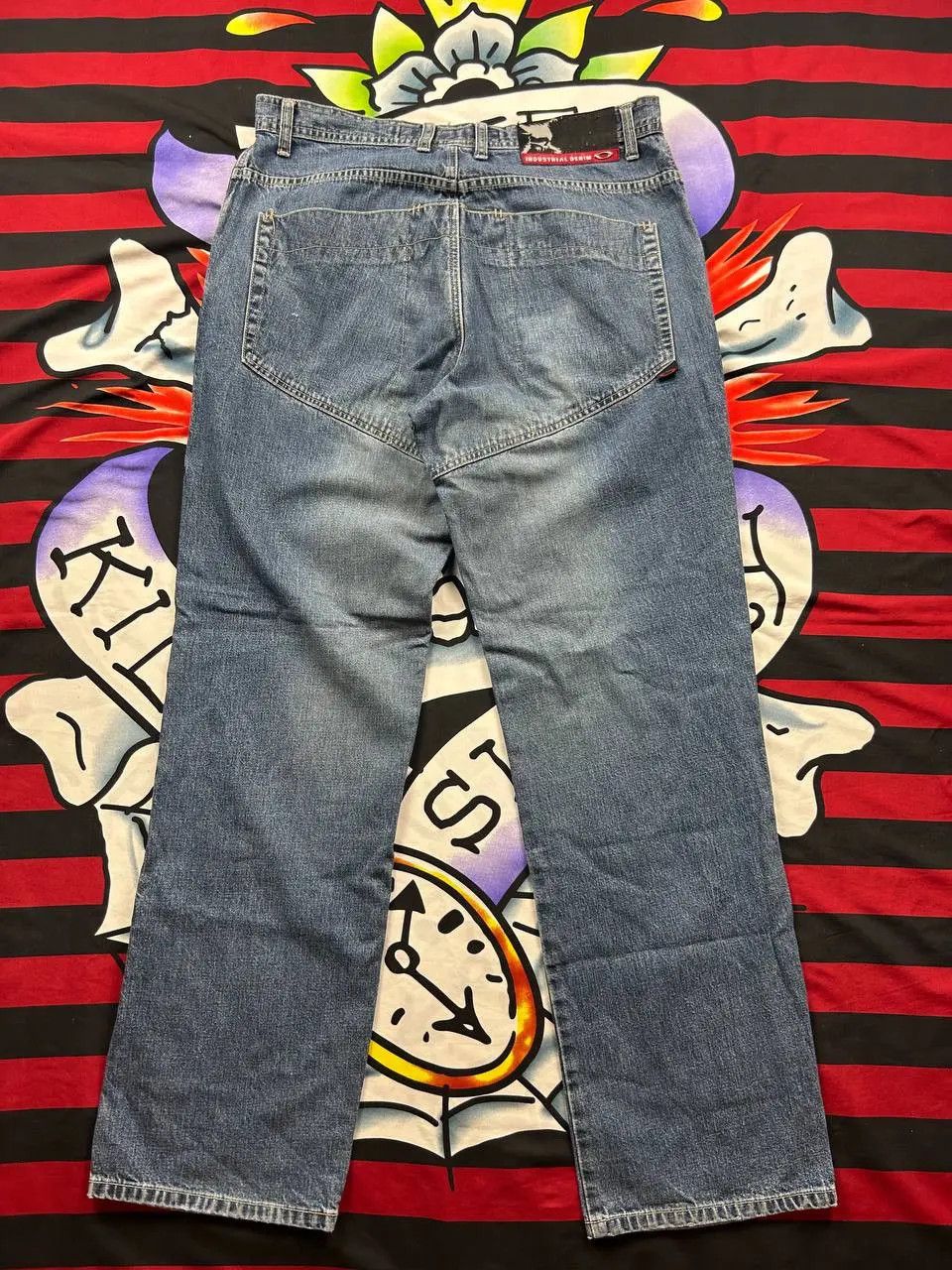 Oakley Oakley Industrial software denim jeans skull Size 36 vintage Size US 36 / EU 52 - 2 Thumbnail