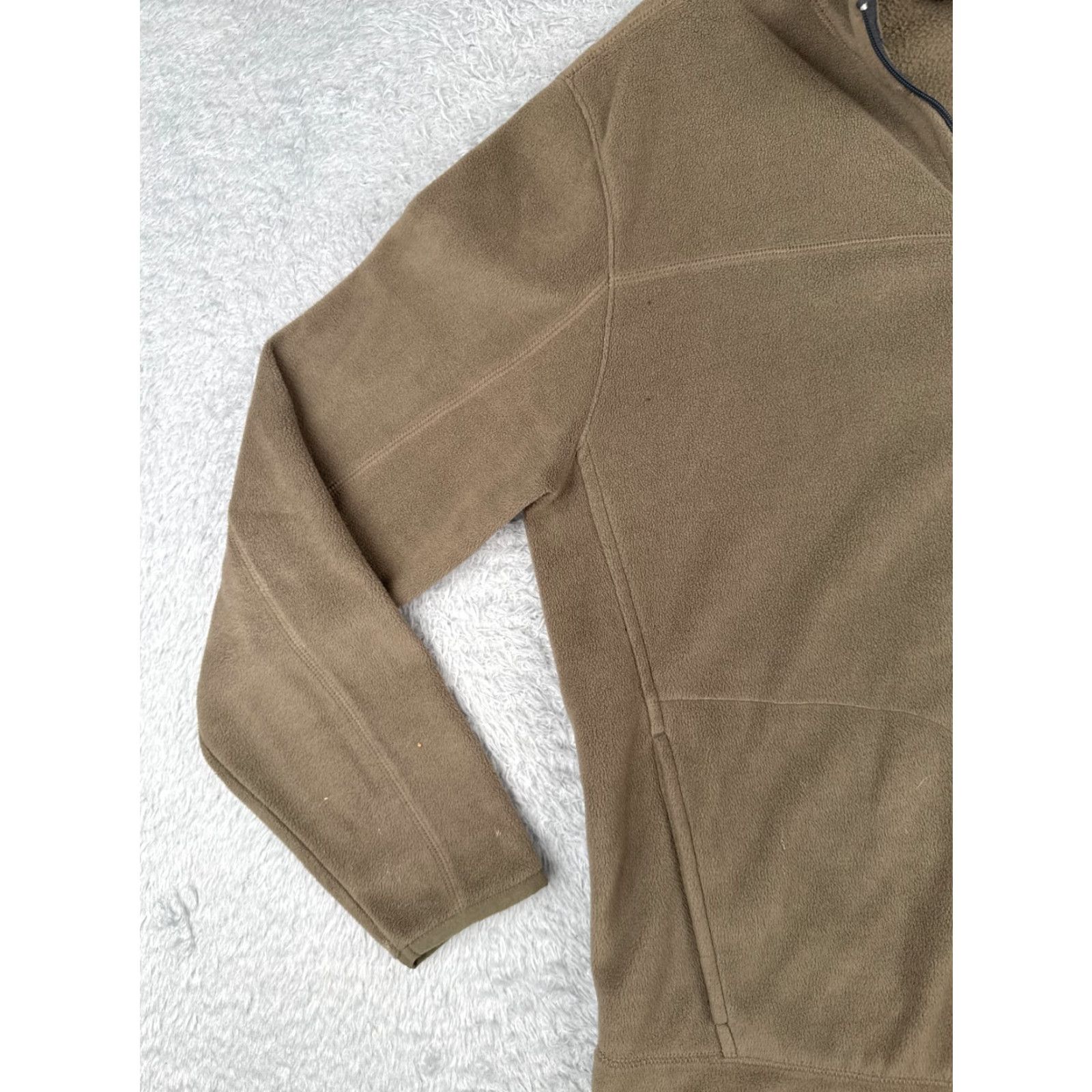 Vintage Greg Norman Jacket Men Small Beige Full Zip Hoodie Polyester Fleece Golf Golfer Size US S / EU 44-46 / 1 - 3 Thumbnail
