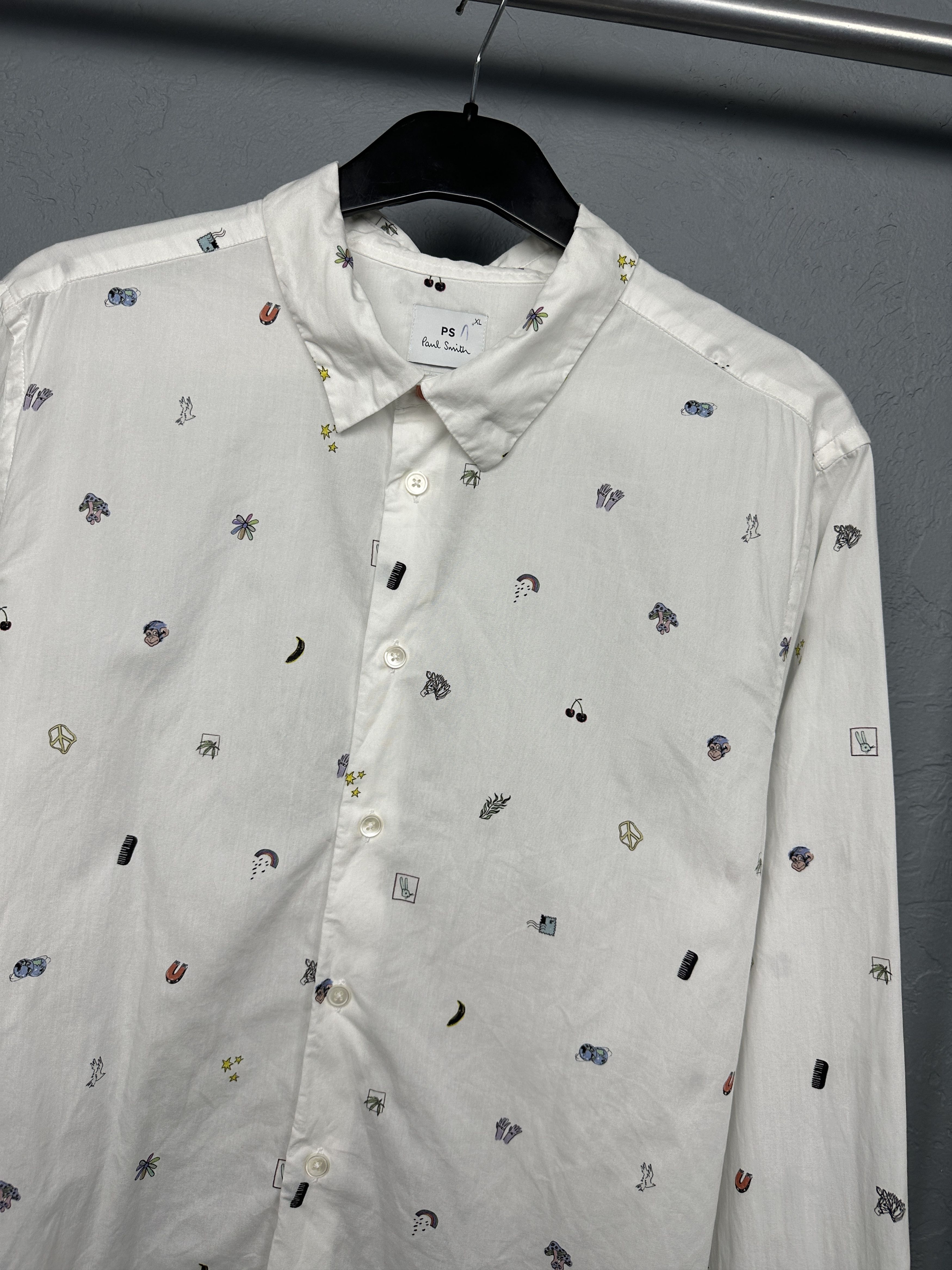 Paul Smith Paul Smith Mens Long Sleeve Shirt Size US XL / EU 56 / 4 - 2 Thumbnail