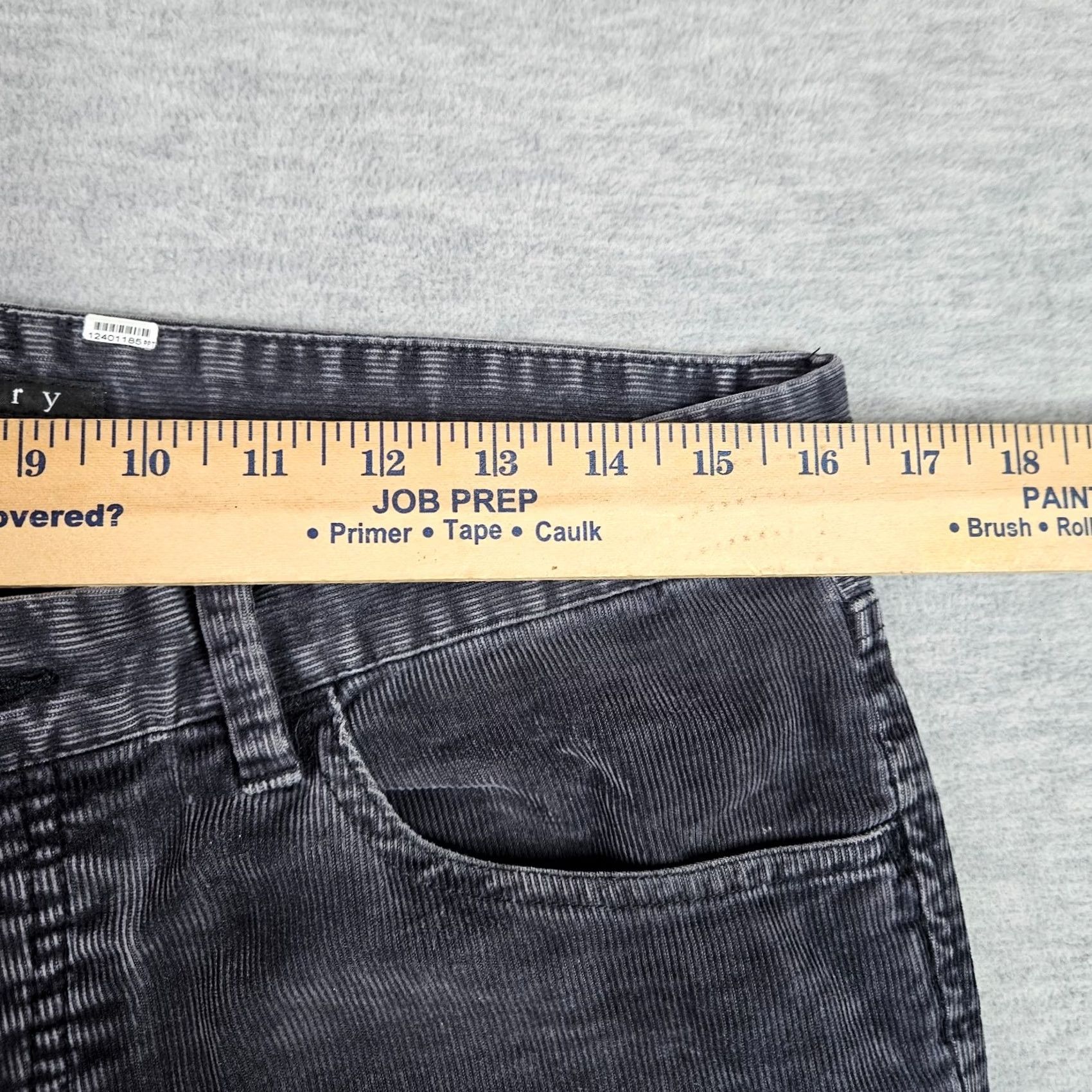 Theory Theory Men’s Gray Corduroy Mid-Rise Straight Jeans Sz 32 Stretch Cotton Denim 5-Pocket Design Regular Slim Button Jeans Size US 32 / EU 48 - 7 Thumbnail