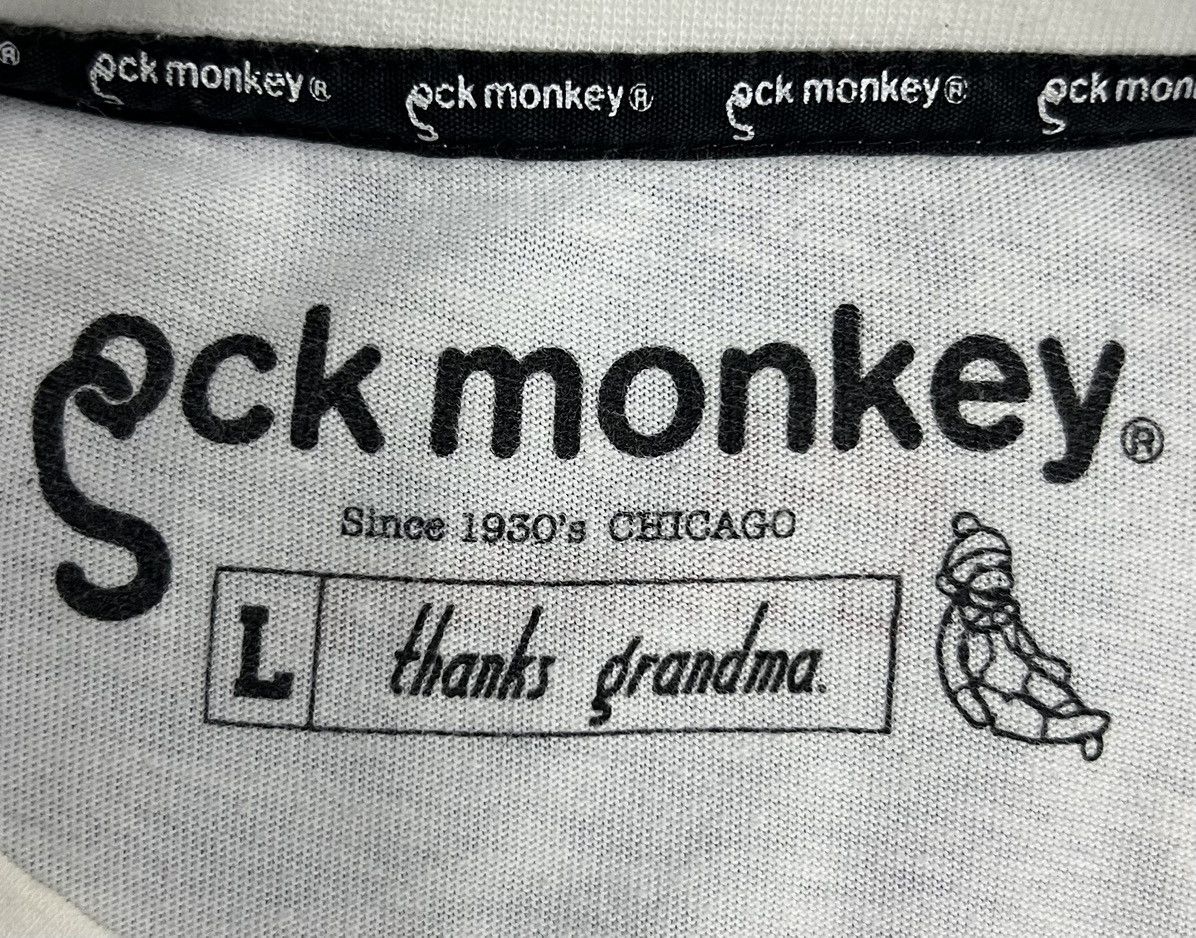 Japanese Brand × Vintage VINTAGE SOCK MONKEY KYOUKAI SINCE 1930’s CHICAGO SHIRT Size US L / EU 52-54 / 3 - 7 Thumbnail