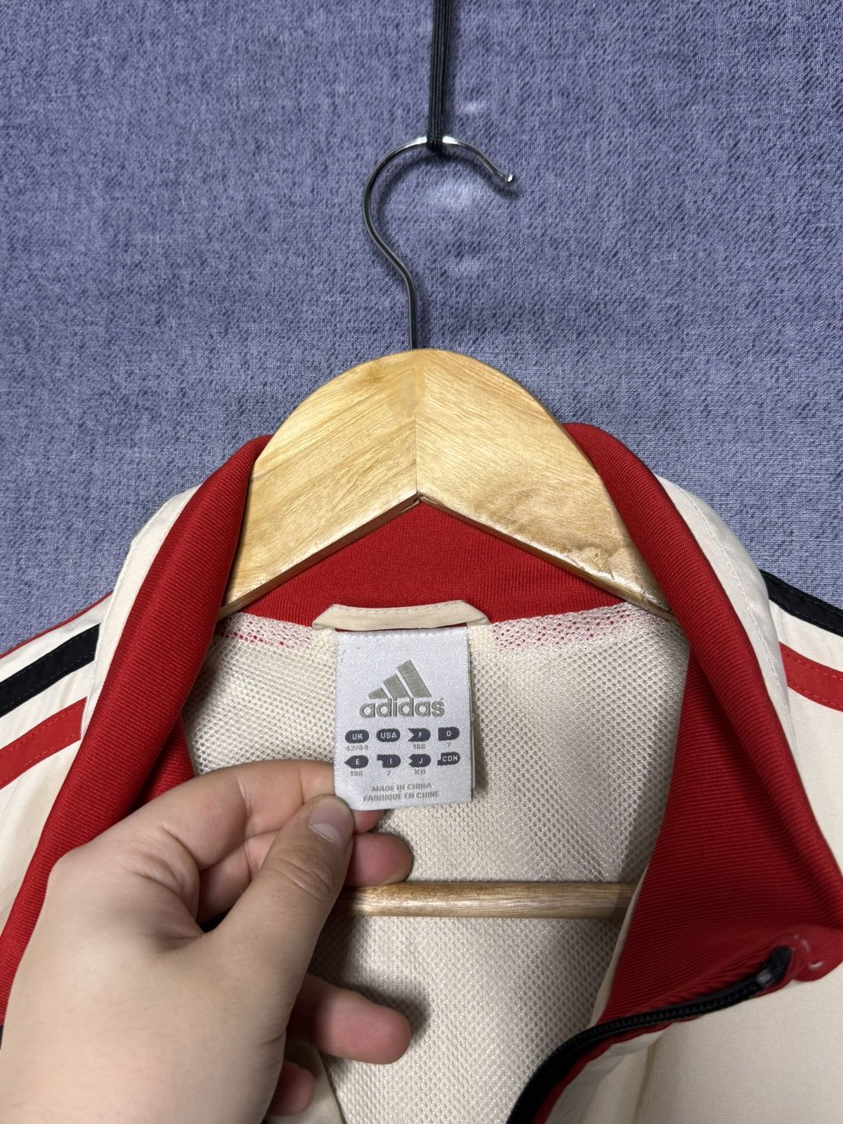Adidas Vintage Adidas AC Milan Italy Football Jacket Soccer Track Size US M / EU 48-50 / 2 - 9 Thumbnail