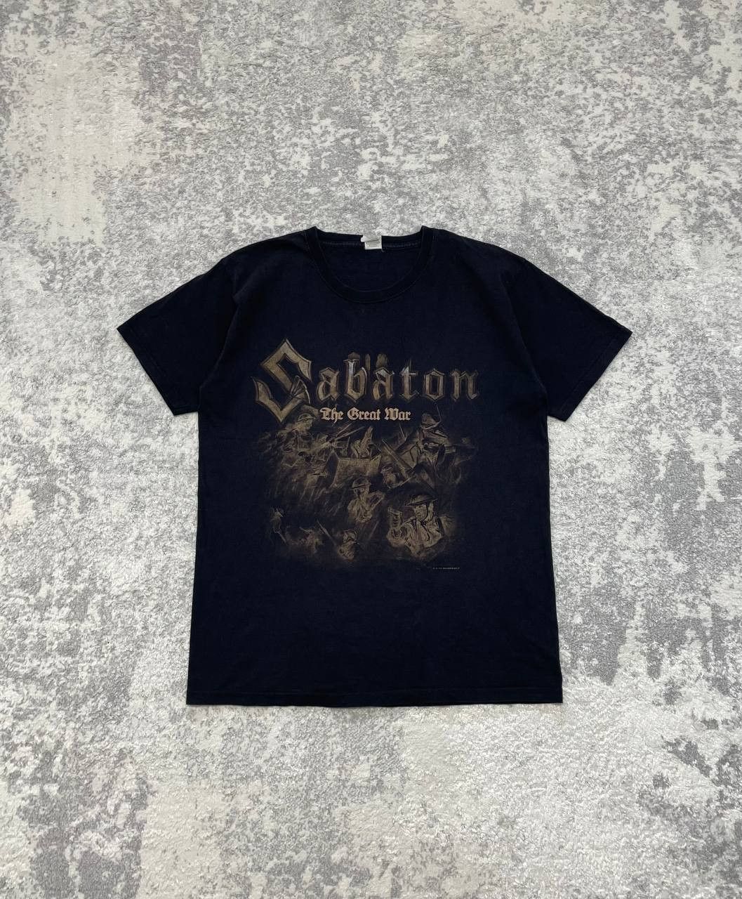 Fruit Of The Loom Sabaton Band T-Shirt Black Heavy Metal Rock Tour Merch 2019 Size US M / EU 48-50 / 2 - 1 Thumbnail