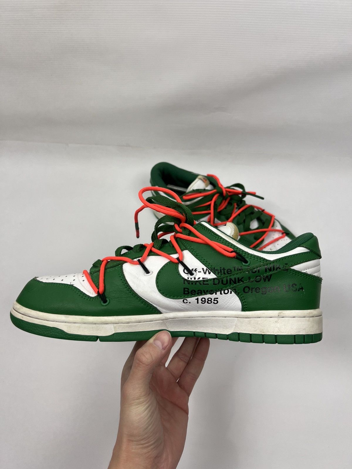 Nike × Off-White Nike Dunk Low Off White Pine Green size 11 Size US 11 / EU 44 - 5 Thumbnail