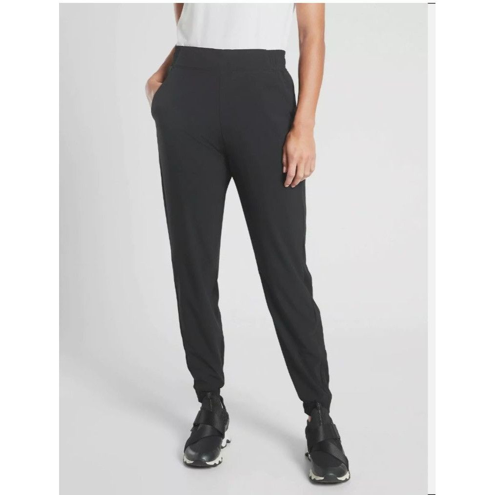 Athleta NWT Athleta Brooklyn Lined Jogger Black Women's 10 Petite MS Size 32" / US 10 / IT 46 - 3 Thumbnail